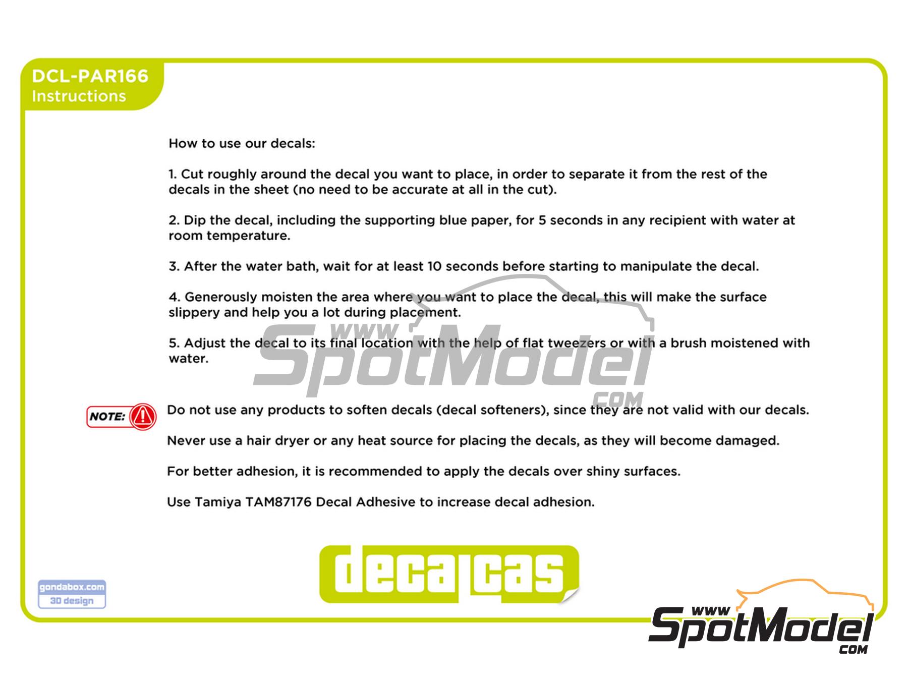 Image 13: Volk Racing Rays TE37-SL | Rims in 1/24 scale manufactured by Decalcas (ref.&nbsp;DCL-PAR166)