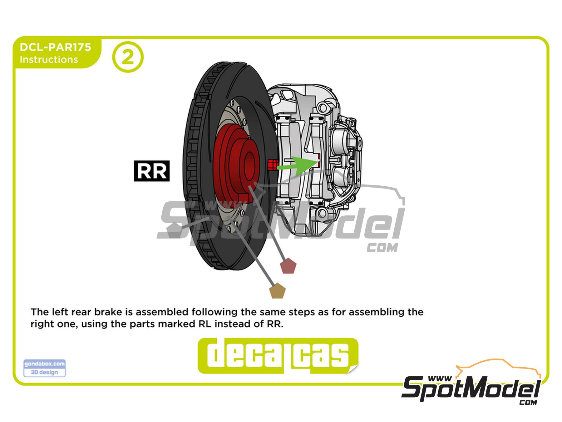 Image 11: Sistema de freno AP Racing para BMW M4 GT3 | Frenos en escala&nbsp;1/24 fabricado por Decalcas (ref.&nbsp;DCL-PAR175)