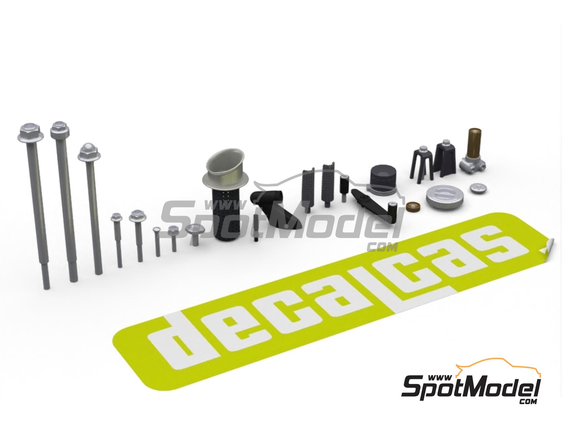 Image 1: Yamaha YZR-M1 -  2007 | Set de mejora y detallado en escala&nbsp;1/12 fabricado por Decalcas (ref.&nbsp;DCL-PAR187)