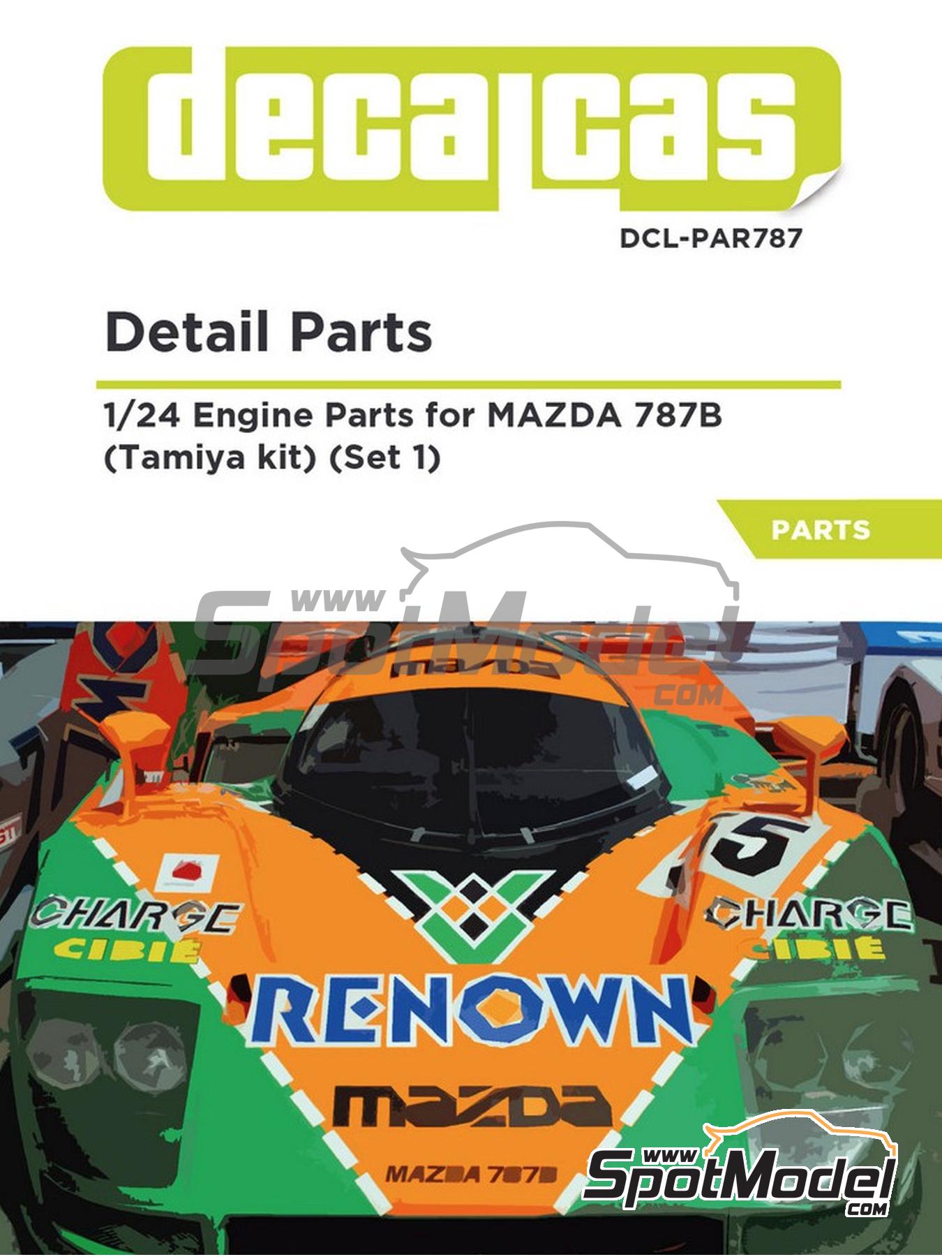 Decalcas DCL-PAR787: Detail up set 1/24 scale - Engine part for