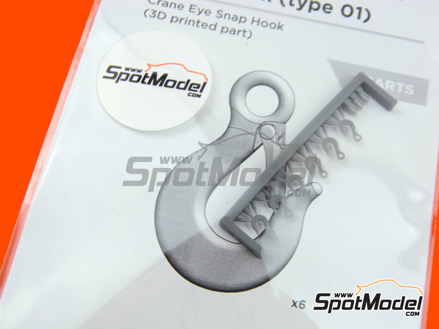 Image 1: Crane Hook Type 01 | Detail manufactured by Decalcas (ref.&nbsp;DCL-PAR999)