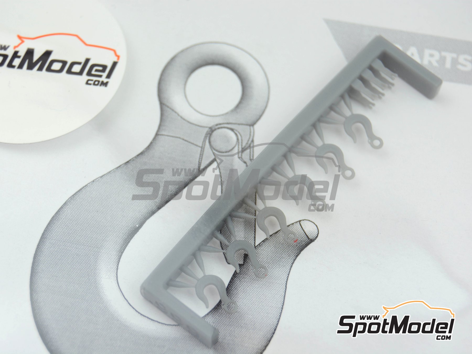 Image 2: Crane Hook Type 01 | Detail manufactured by Decalcas (ref.&nbsp;DCL-PAR999)