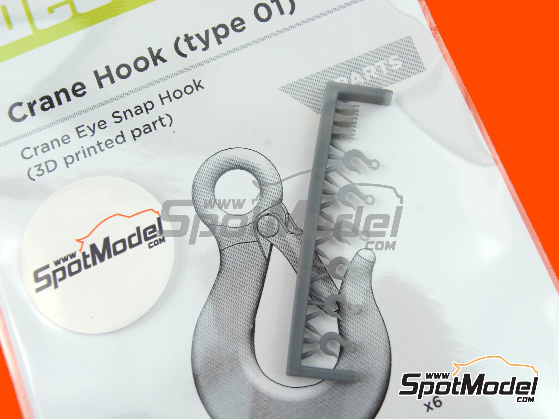Image 3: Crane Hook Type 01 | Detail manufactured by Decalcas (ref.&nbsp;DCL-PAR999)