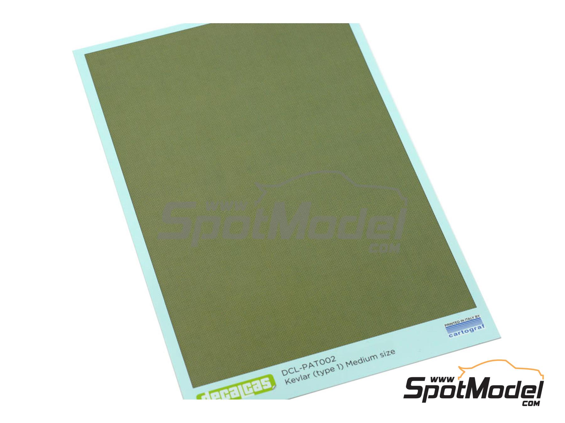 Image 2: Kevlar - type 1 - Medium Size | Decals in 1/24 scale manufactured by Decalcas (ref. DCL-PAT002)