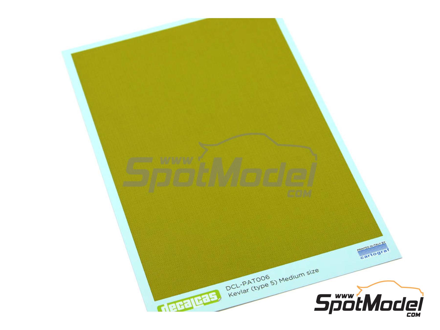 Image 2: Kevlar - type 5 - Medium Size | Decals in 1/24 scale manufactured by Decalcas (ref.&nbsp;DCL-PAT006)