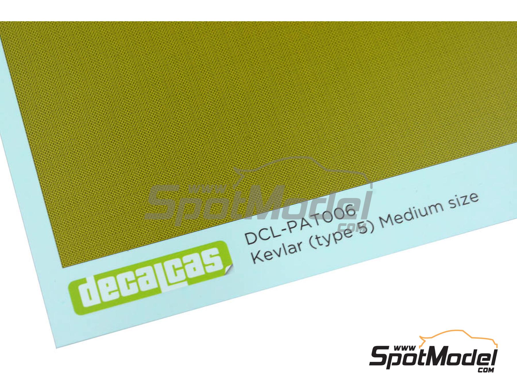 Image 3: Kevlar - type 5 - Medium Size | Decals in 1/24 scale manufactured by Decalcas (ref.&nbsp;DCL-PAT006)