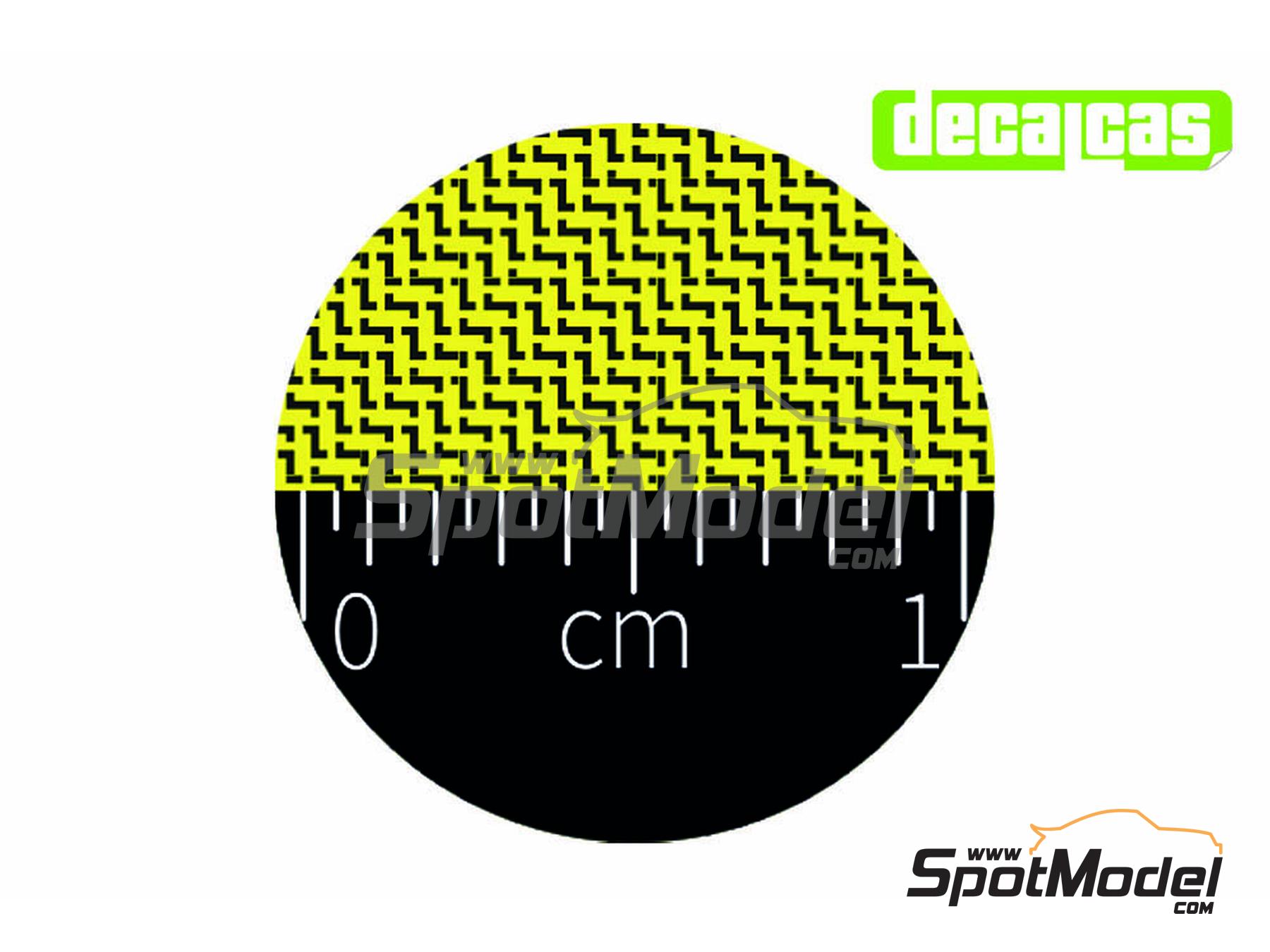 Image 1: Kevlar - type 6 - Medium Size | Decals in 1/24 scale manufactured by Decalcas (ref.&nbsp;DCL-PAT007)