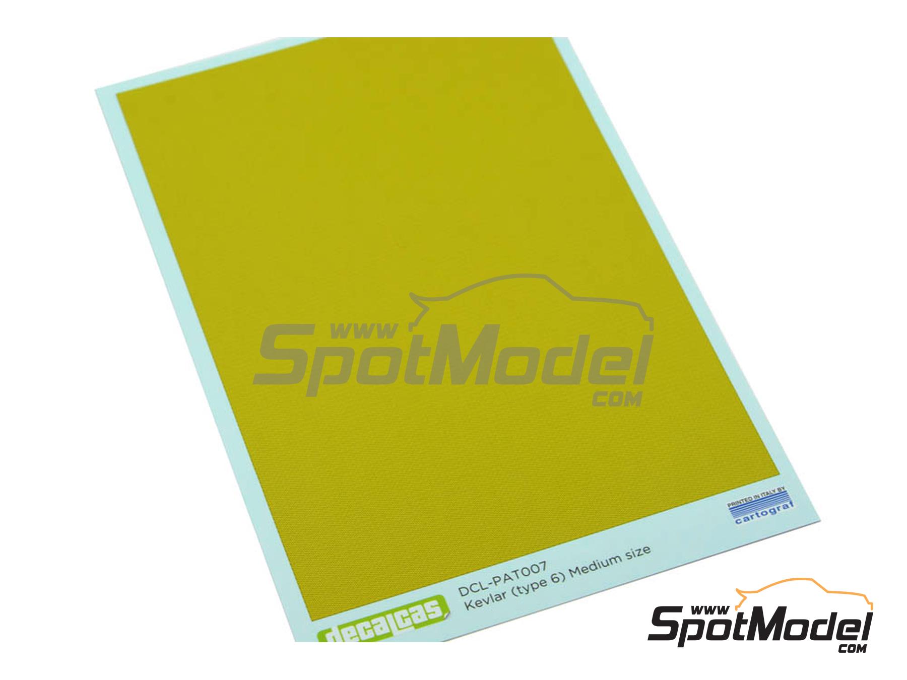Image 2: Kevlar - type 6 - Medium Size | Decals in 1/24 scale manufactured by Decalcas (ref.&nbsp;DCL-PAT007)