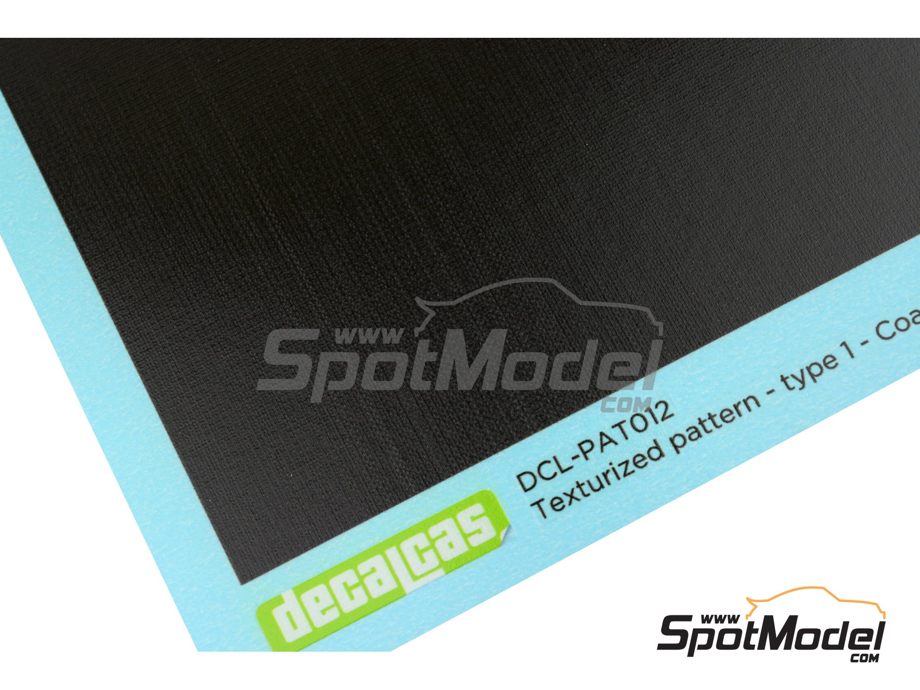 Image 2: Texturized pattern - type 1 - Coarse | Decals in 1/12 scale manufactured by Decalcas (ref.&nbsp;DCL-PAT012)
