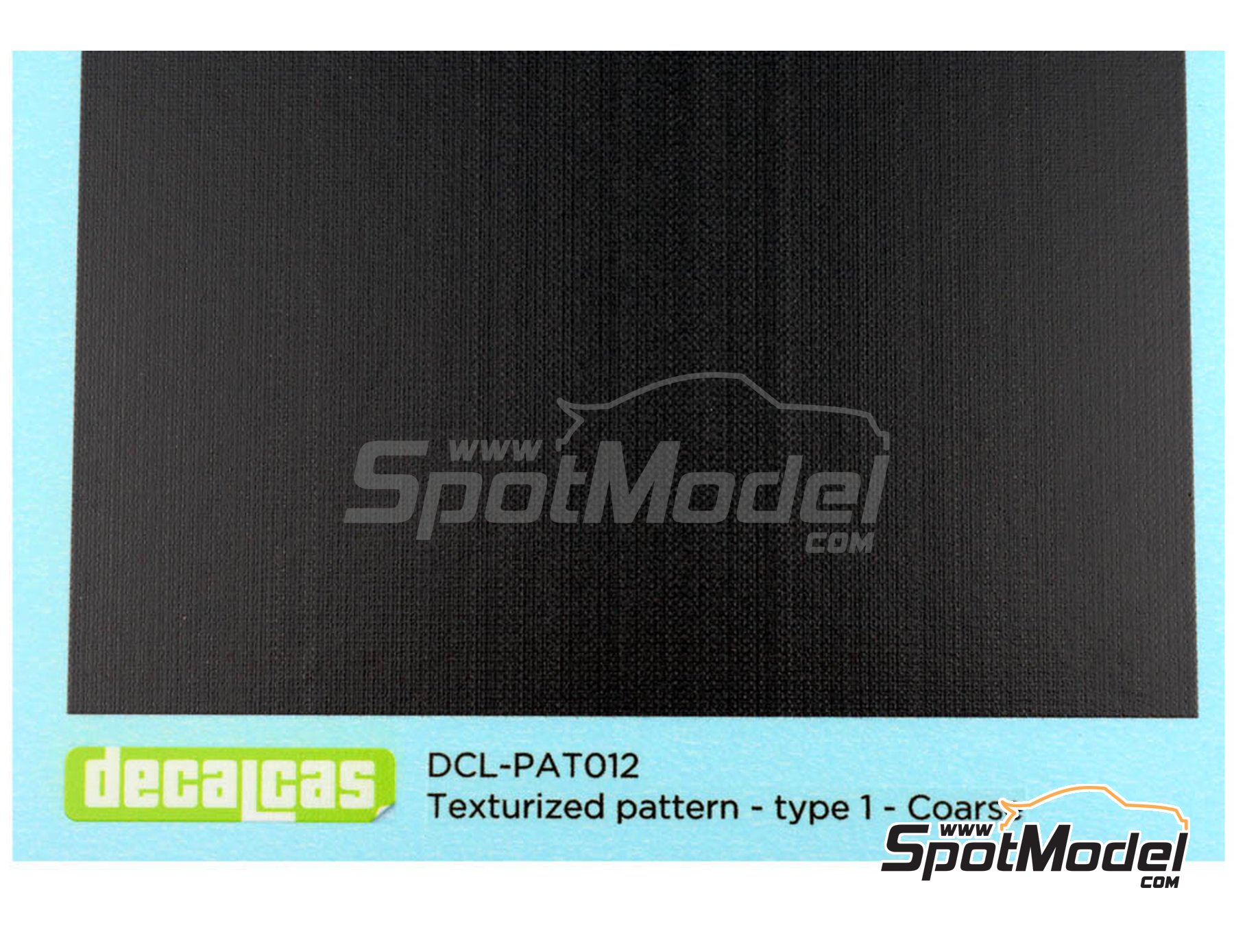 Image 9: Texturized pattern - type 1 - Coarse | Decals in 1/12 scale manufactured by Decalcas (ref.&nbsp;DCL-PAT012)