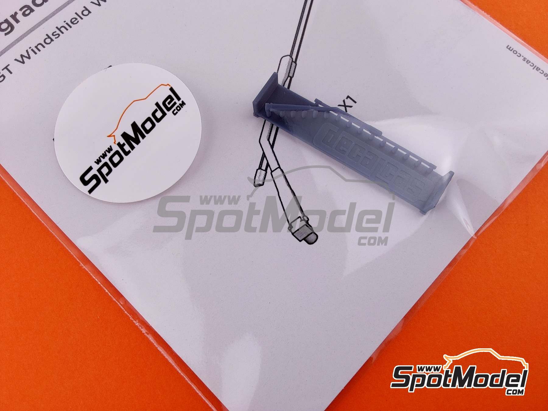 Image 8: Limpiaparabrisas | Pieza de reemplazo en escala&nbsp;1/24 fabricado por Decalcas (ref.&nbsp;DCL-SPARE001)