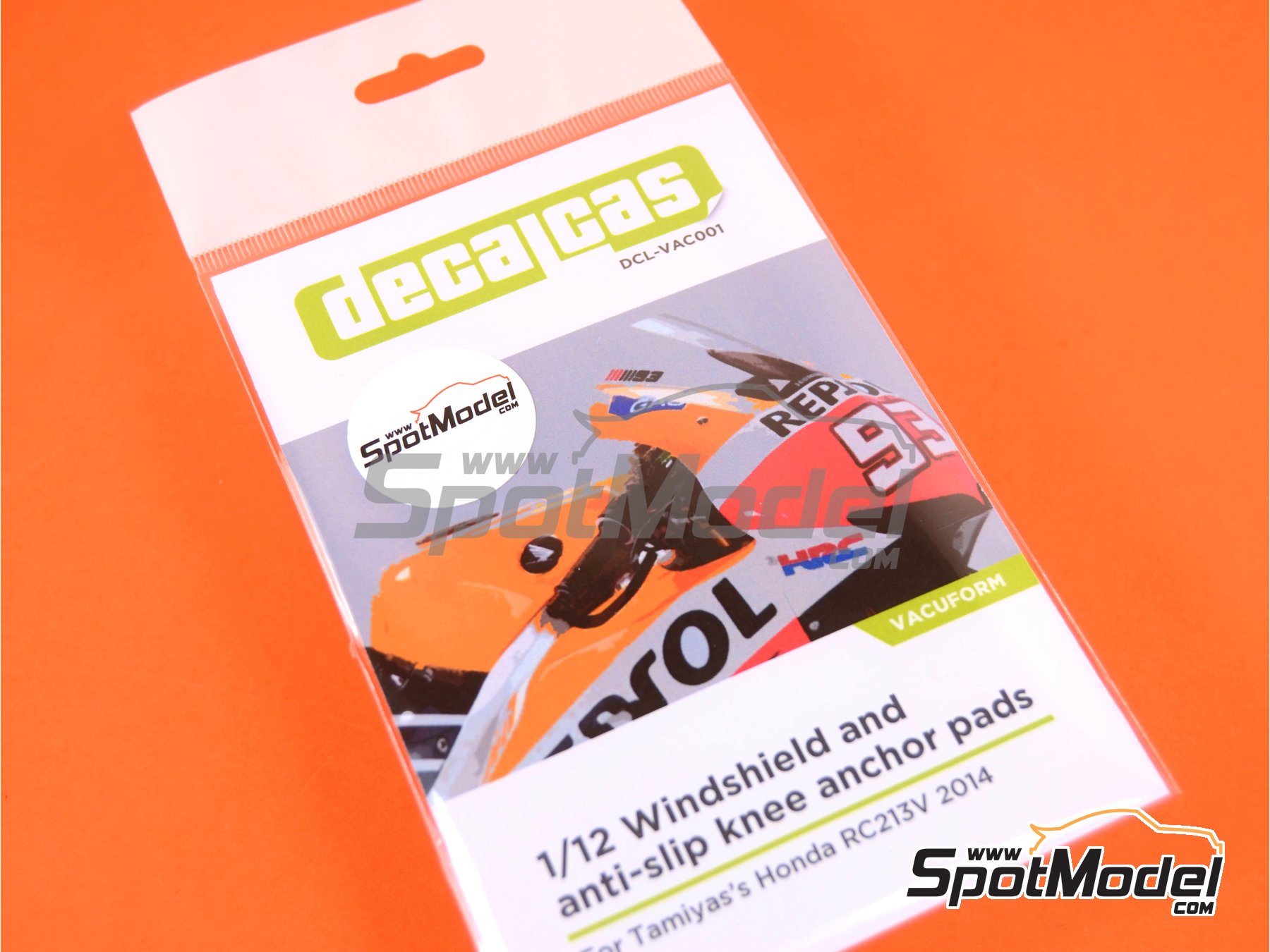 Image 8: Honda RC213V | Vacuum formed parts in 1/12 scale manufactured by Decalcas (ref. DCL-VAC001)