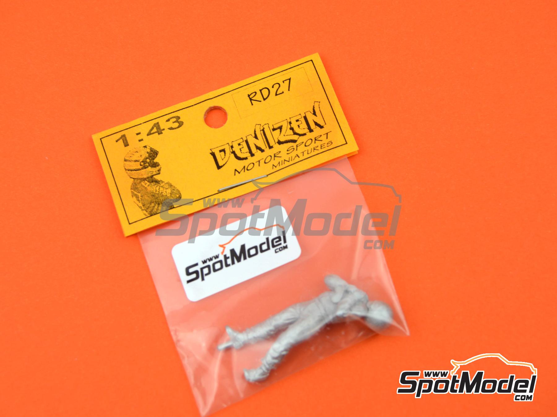 Image 2: Driver with earlier helmet | Figure in 1/43 scale manufactured by Denizen (ref. RD027)