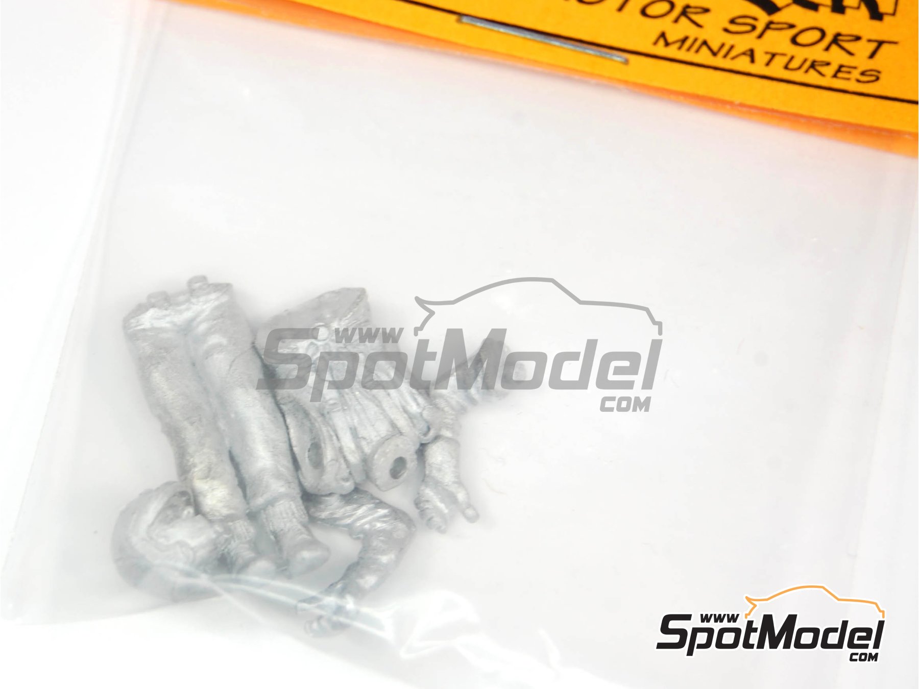 Image 2: Touring Car/Rally Driver in car RHD | Figure in 1/43 scale manufactured by Denizen (ref.&nbsp;RD067)