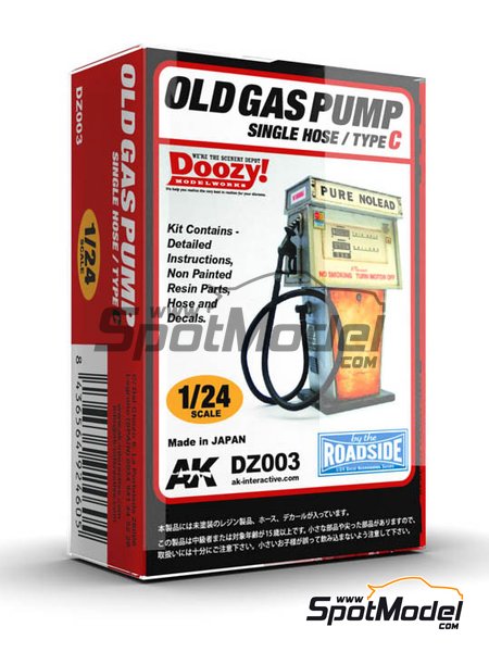 Old gas pump single hose - Type C | Model kit in 1/24 scale manufactured by Doozy Modelworks (ref.&nbsp;DZ003) image