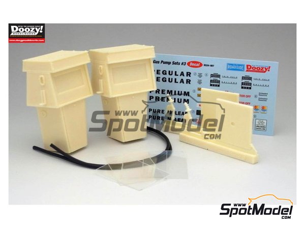Image 3: Old gas pump single hose - Type C | Model kit in 1/24 scale manufactured by Doozy Modelworks (ref.&nbsp;DZ003)