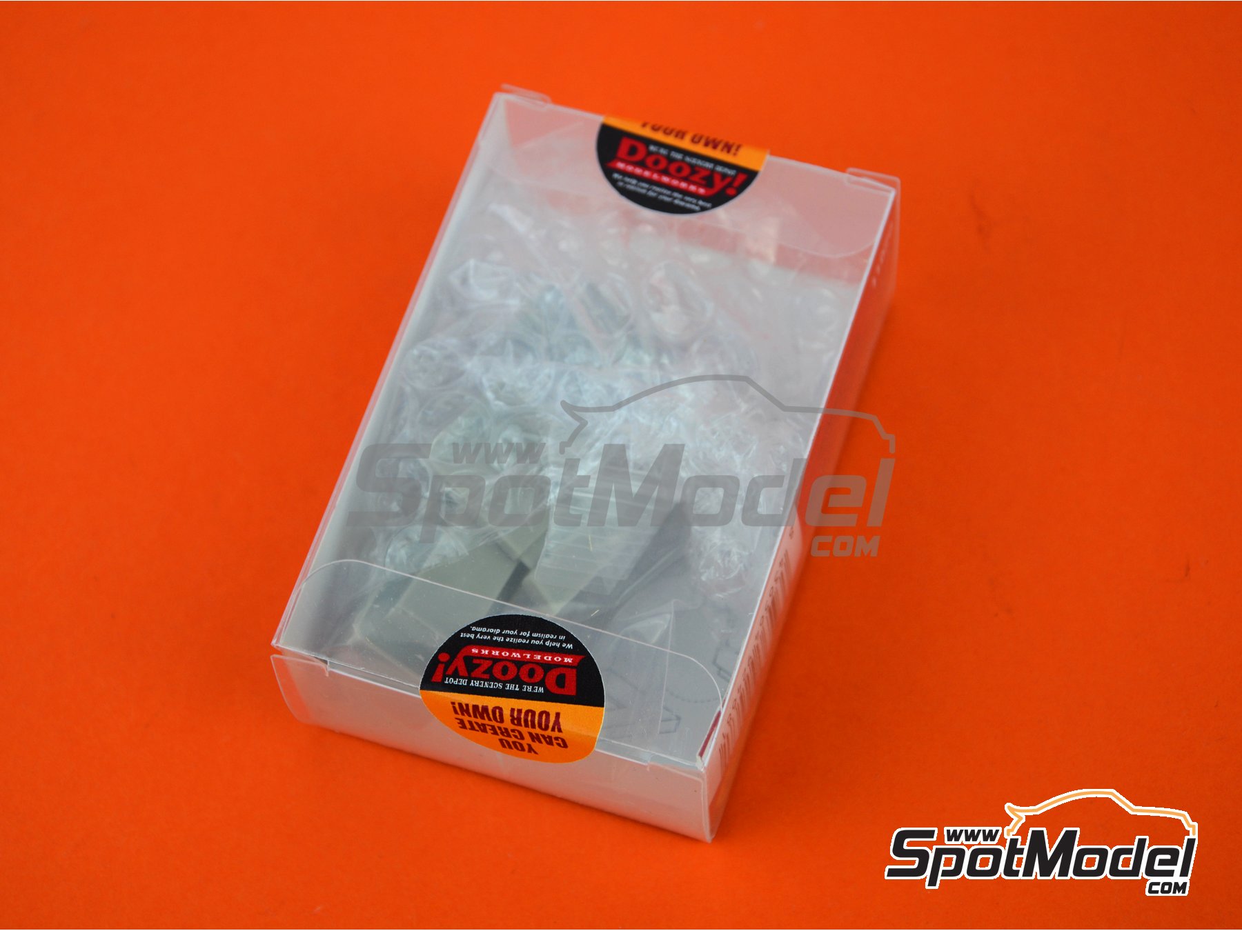 Image 2: Pay phone | Model kit in 1/24 scale manufactured by Doozy Modelworks (ref.&nbsp;DZ011)