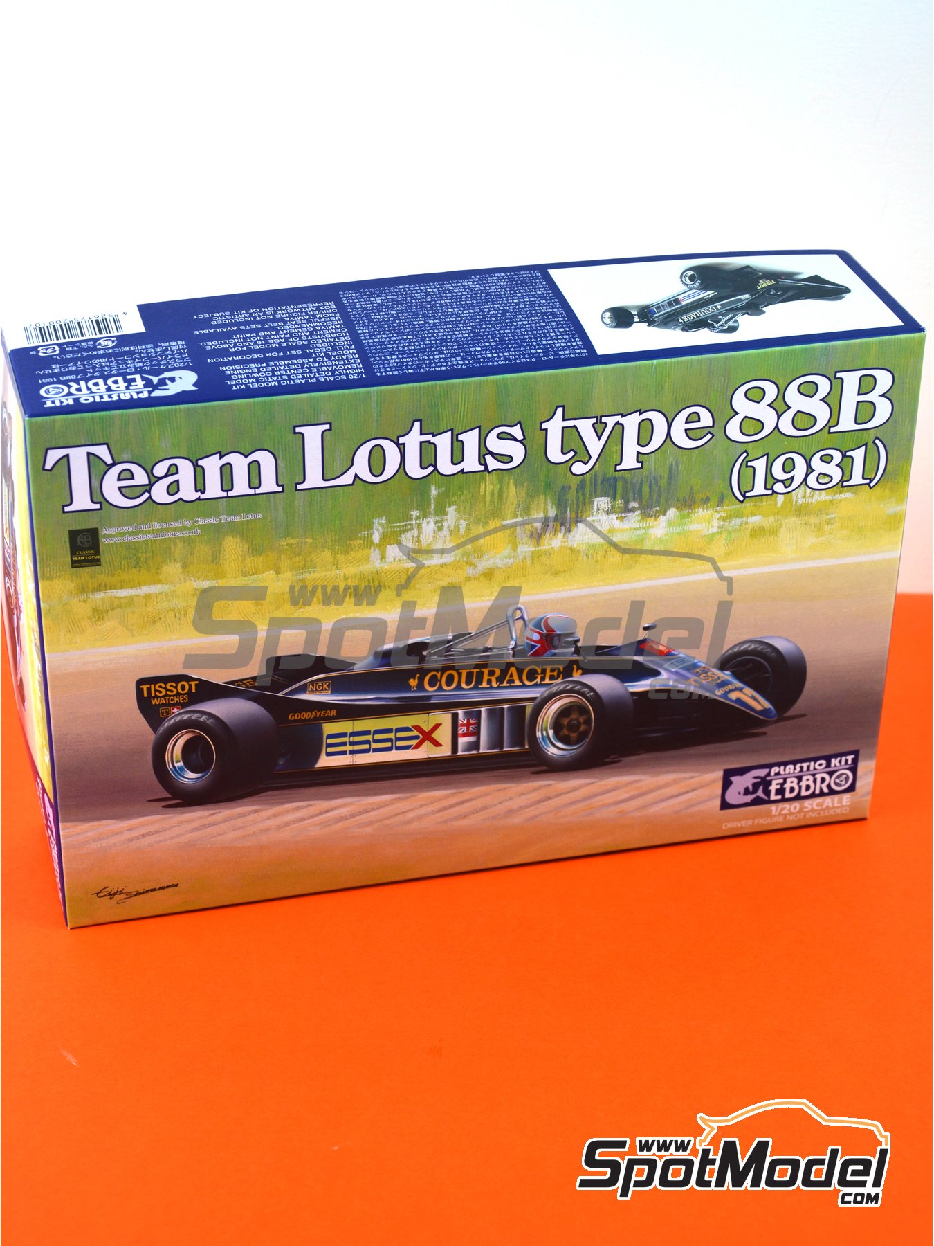 Ebbro 20010: Car scale model kit 1/20 scale - Lotus Ford Type 88B