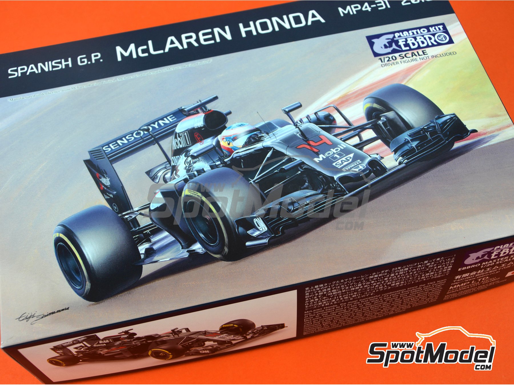 Ebbro 20018: Car scale model kit 1/20 scale - McLaren Honda MP4/31