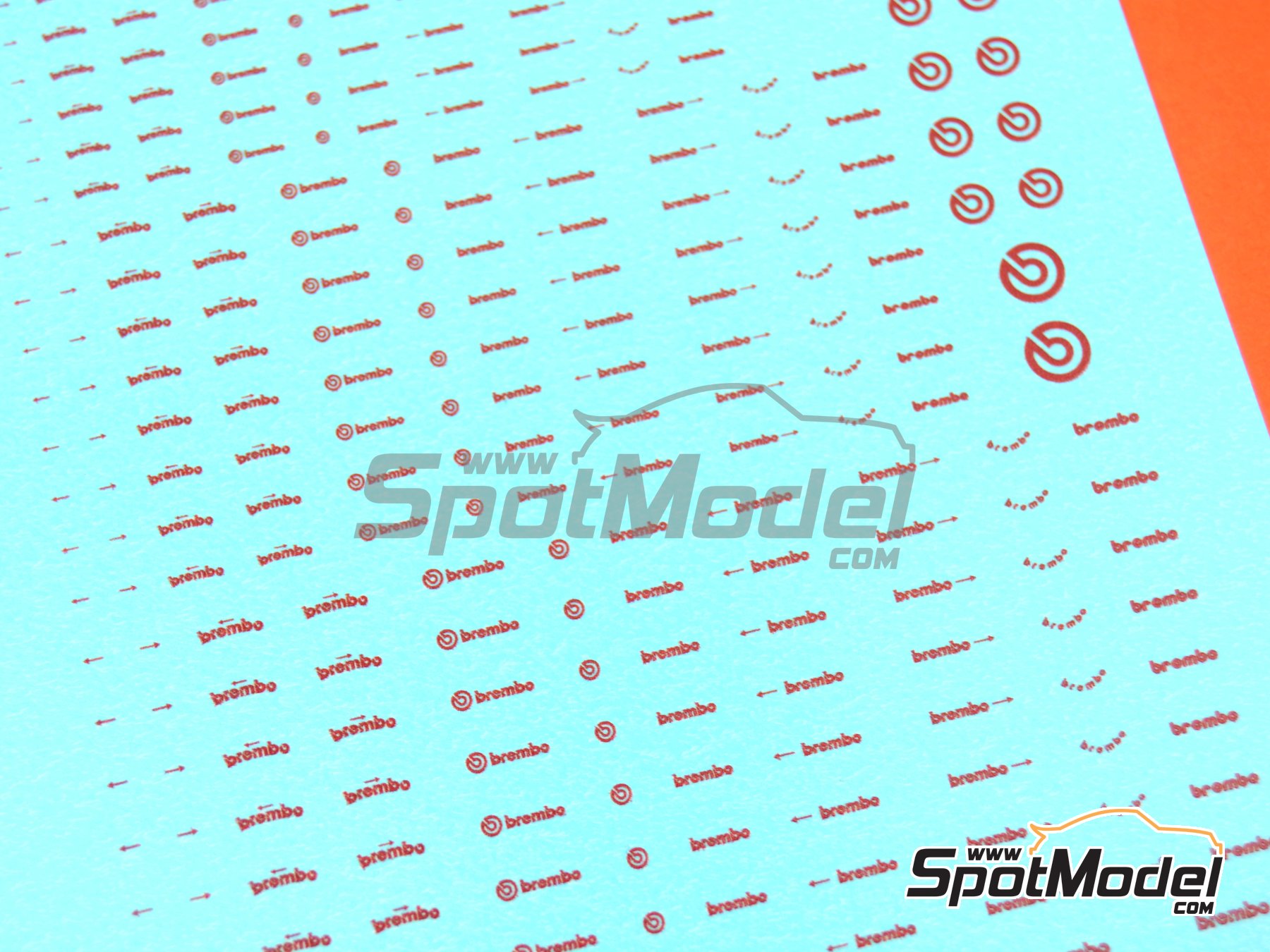 Image 3: Brembo | Logotipos en escala 1/24 fabricado por El Torito (ref. ELTORITO002)