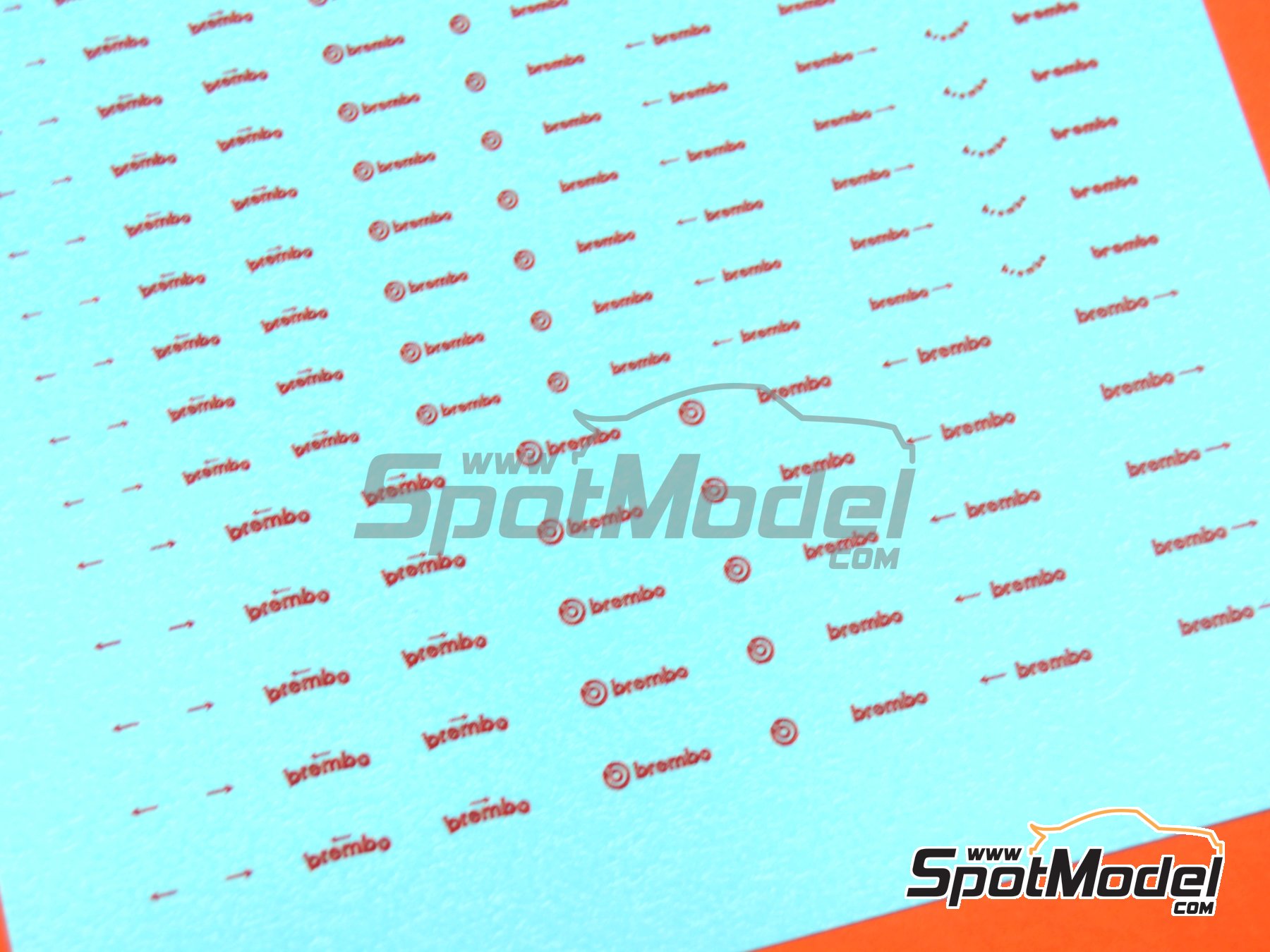 Image 4: Brembo | Logotipos en escala 1/24 fabricado por El Torito (ref. ELTORITO002)