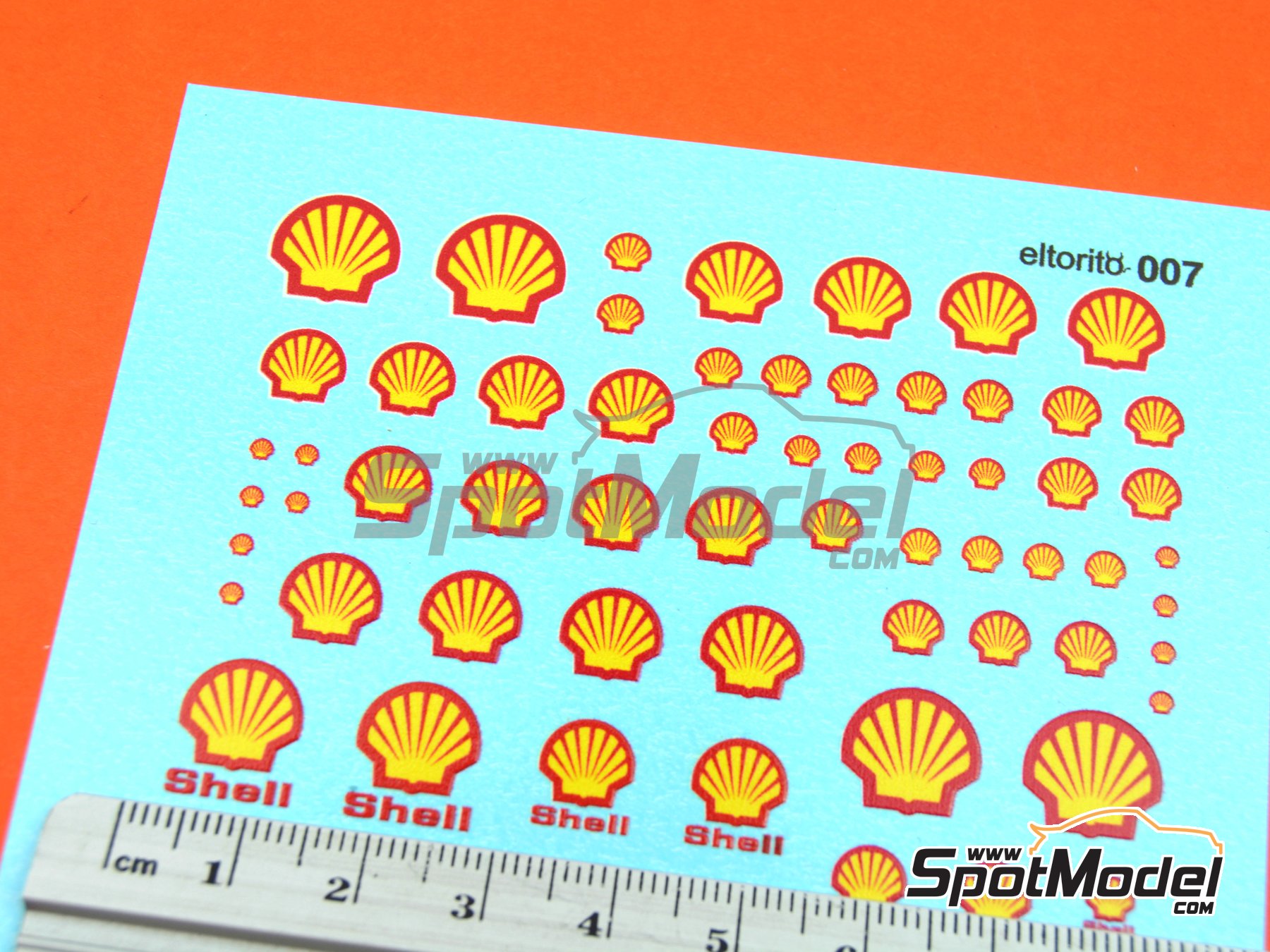 Image 3: Shell | Logotypes in 1/24 scale manufactured by El Torito (ref. ELTORITO007)