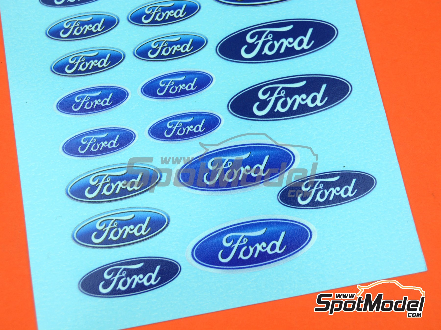 Image 3: Ford | Logotipos en escala&nbsp;1/24 fabricado por El Torito (ref.&nbsp;ELTORITO008)