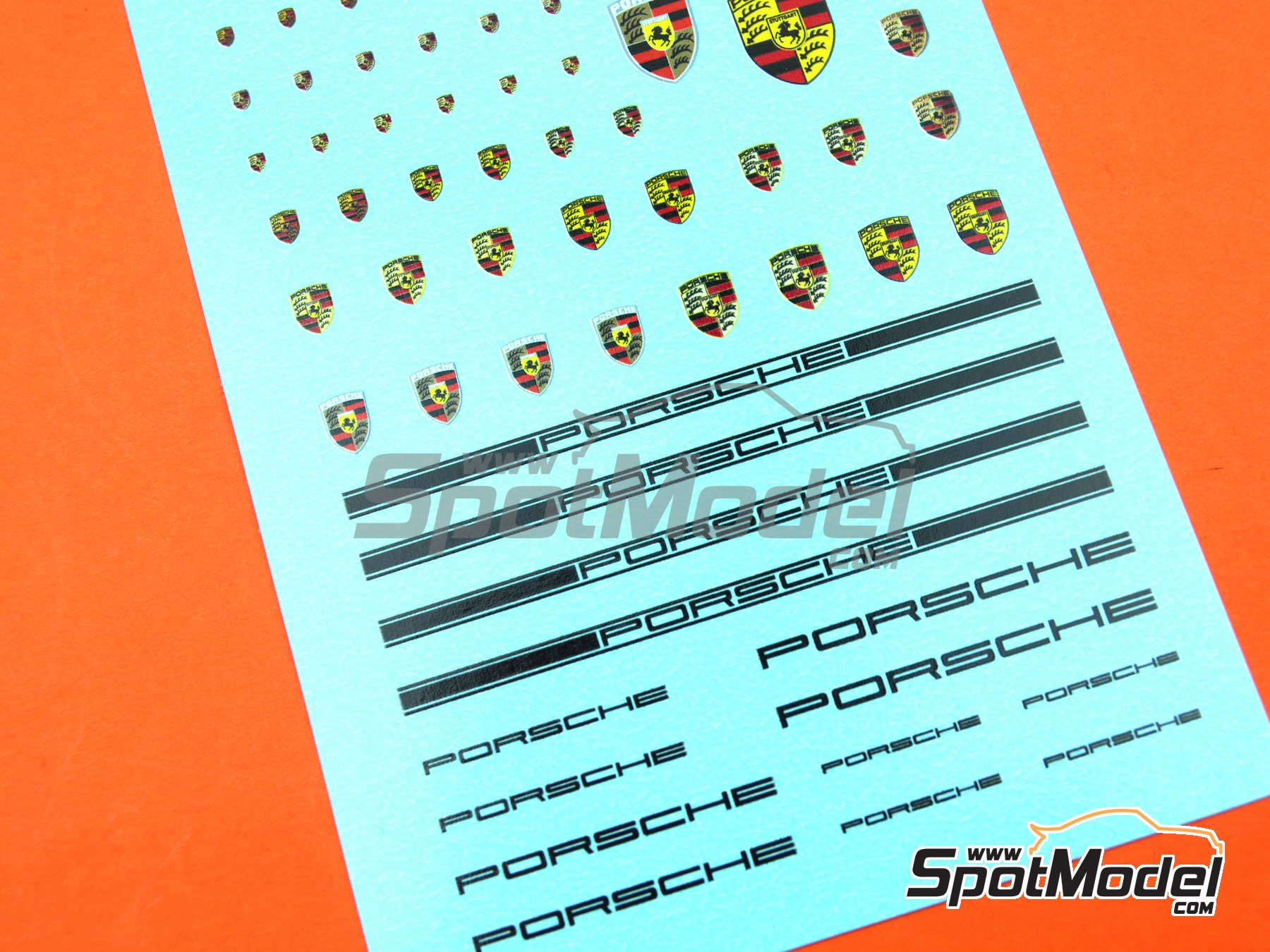 Image 3: Porsche | Logotypes in 1/24 scale manufactured by El Torito (ref.&nbsp;ELTORITO009)