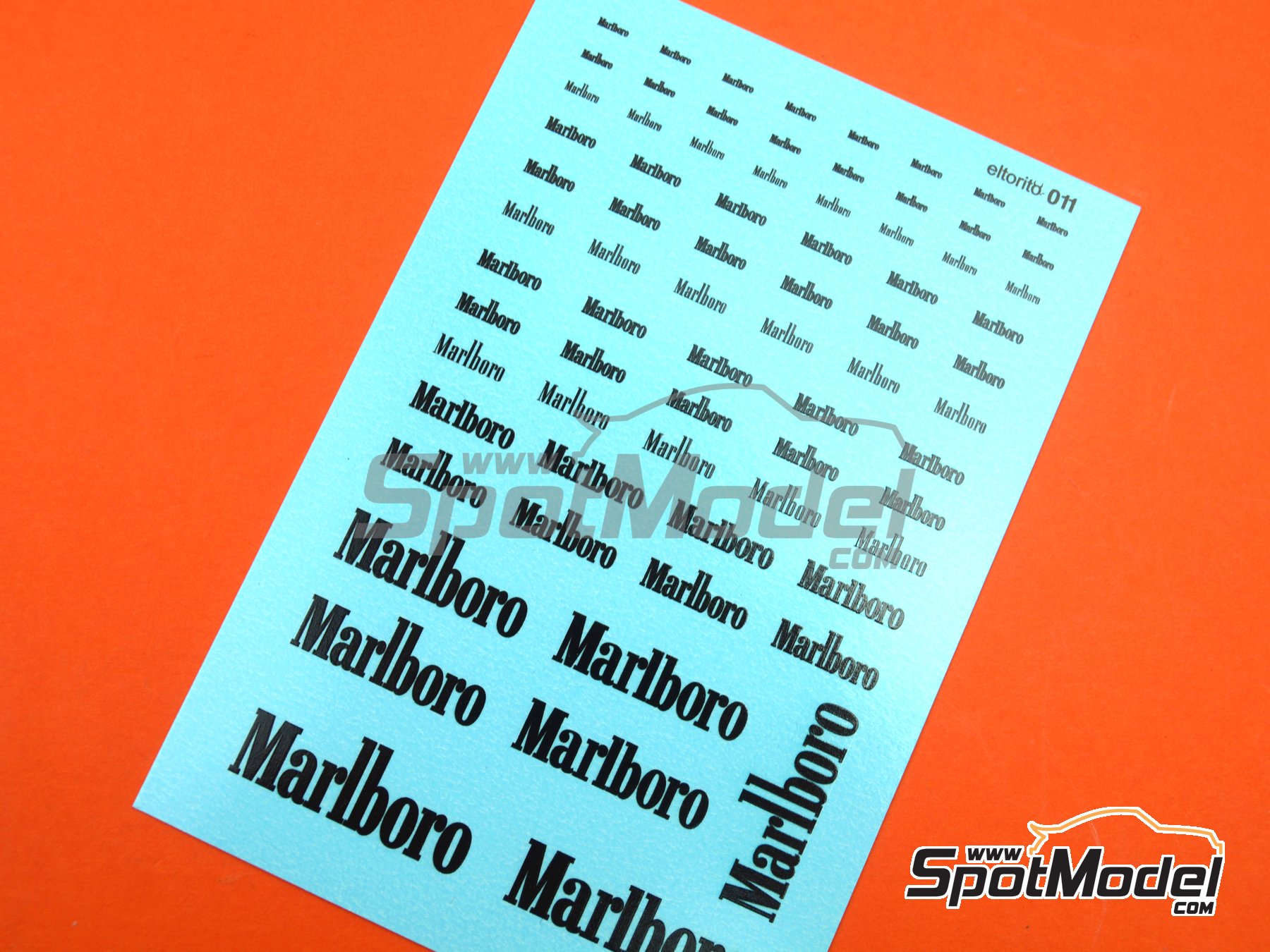 Image 1: Marlboro | Logotypes in 1/24 scale manufactured by El Torito (ref. ELTORITO011)