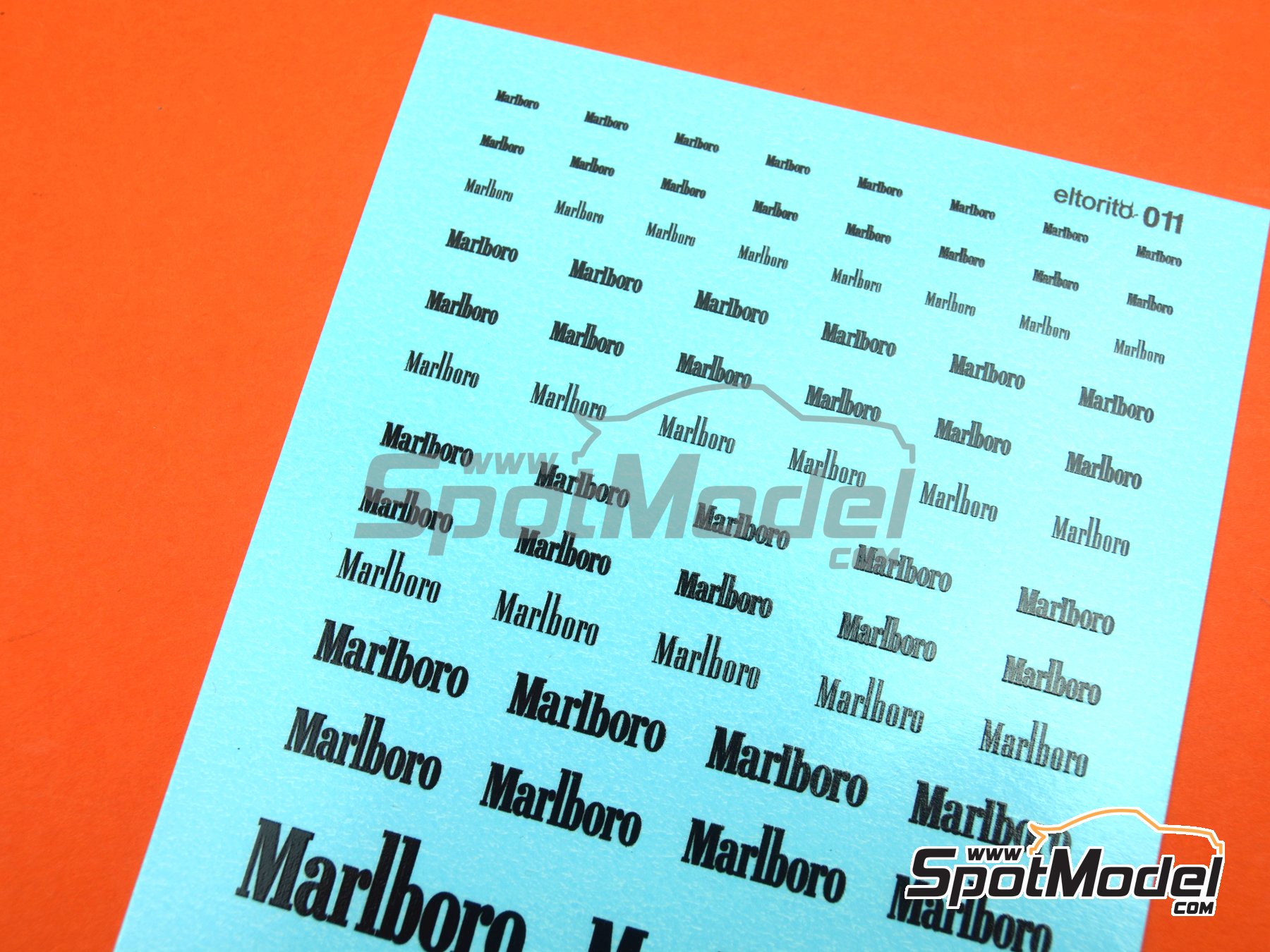 Image 2: Marlboro | Logotypes in 1/24 scale manufactured by El Torito (ref. ELTORITO011)
