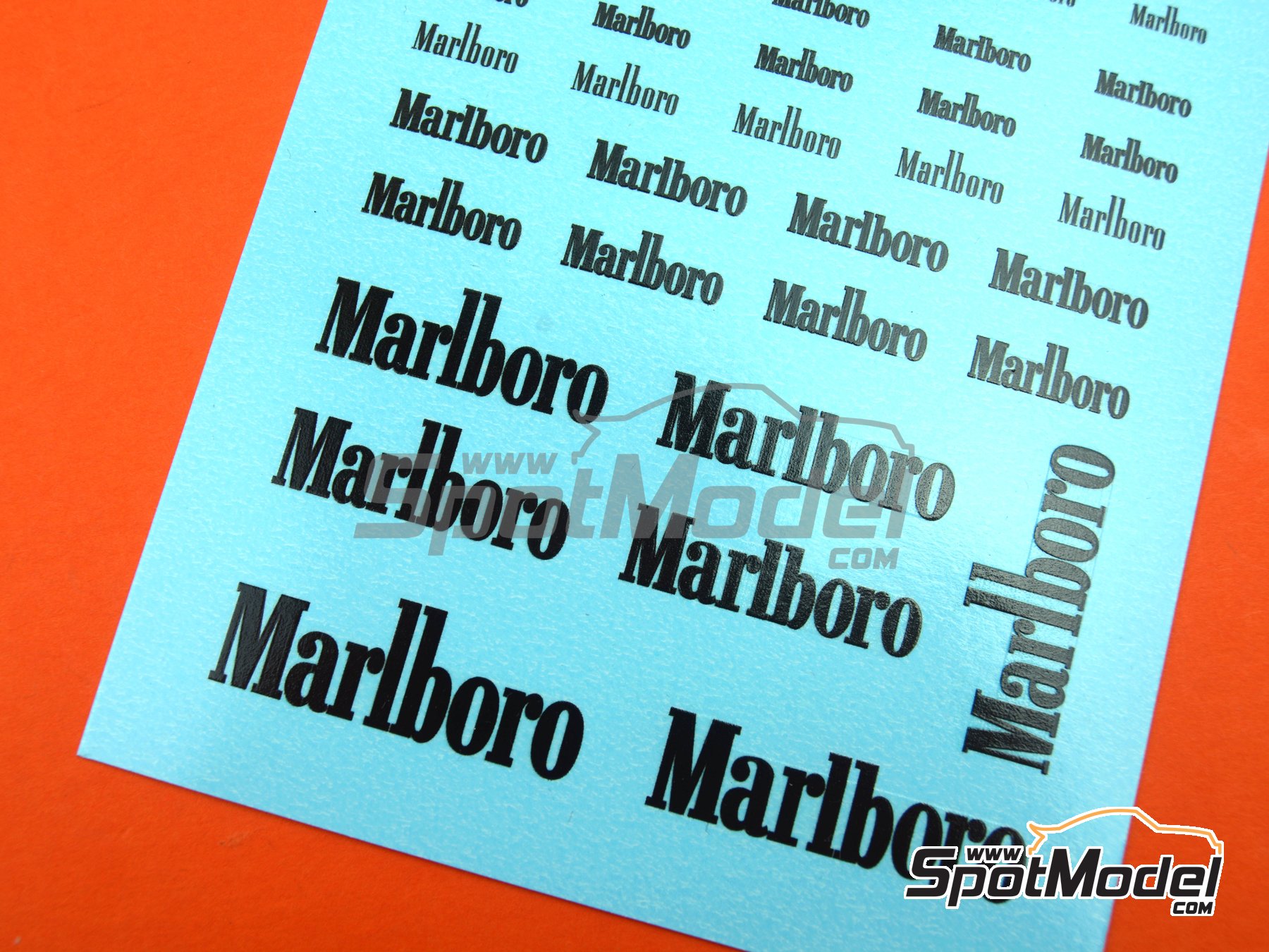 Image 3: Marlboro | Logotypes in 1/24 scale manufactured by El Torito (ref. ELTORITO011)