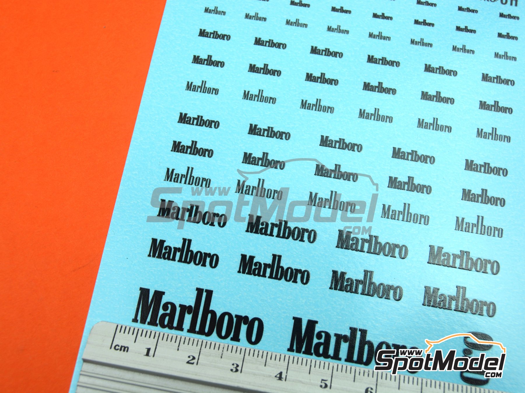 Image 7: Marlboro | Logotypes in 1/24 scale manufactured by El Torito (ref. ELTORITO011)