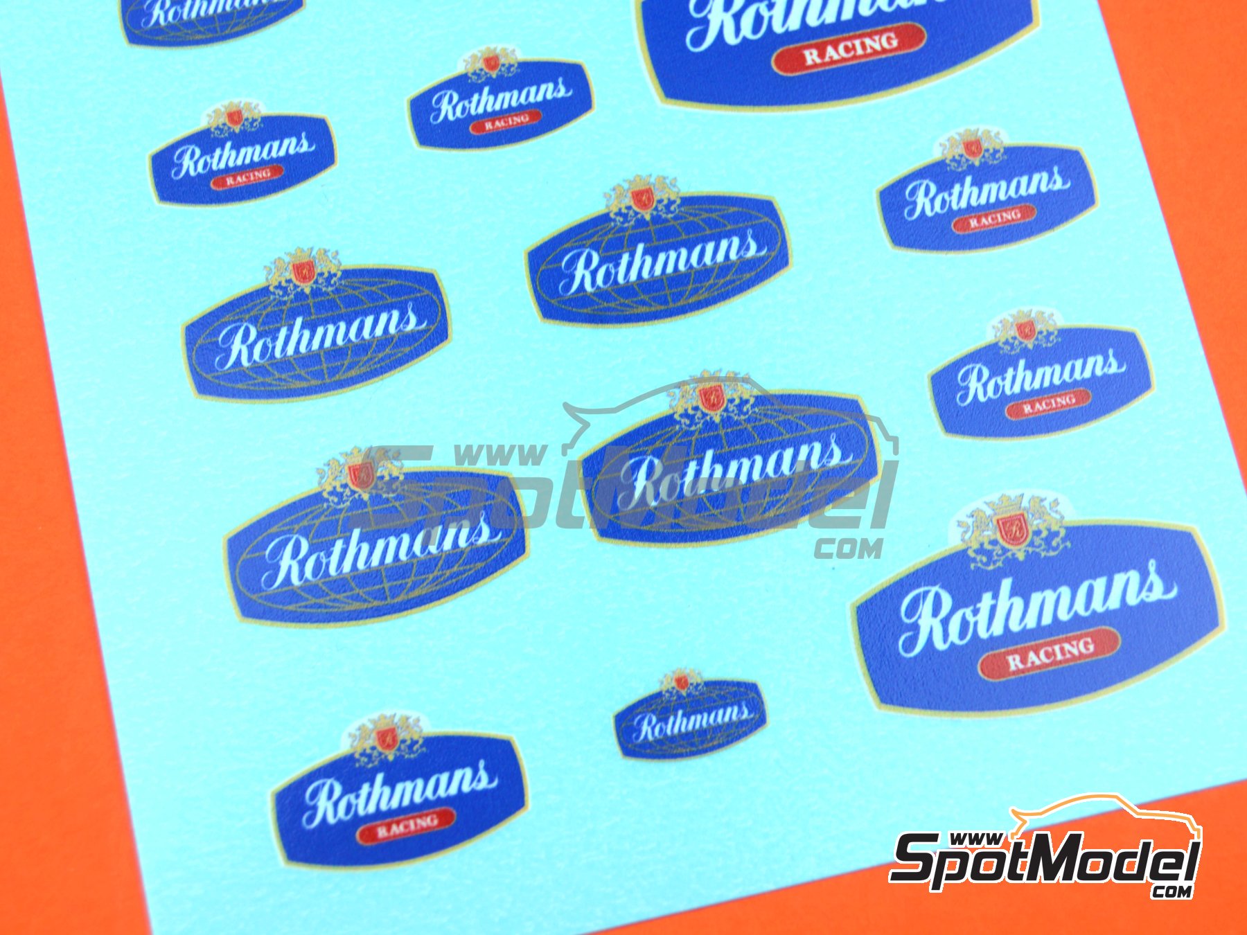 Image 3: Rothmans | Logotypes in 1/24 scale manufactured by El Torito (ref. ELTORITO012)