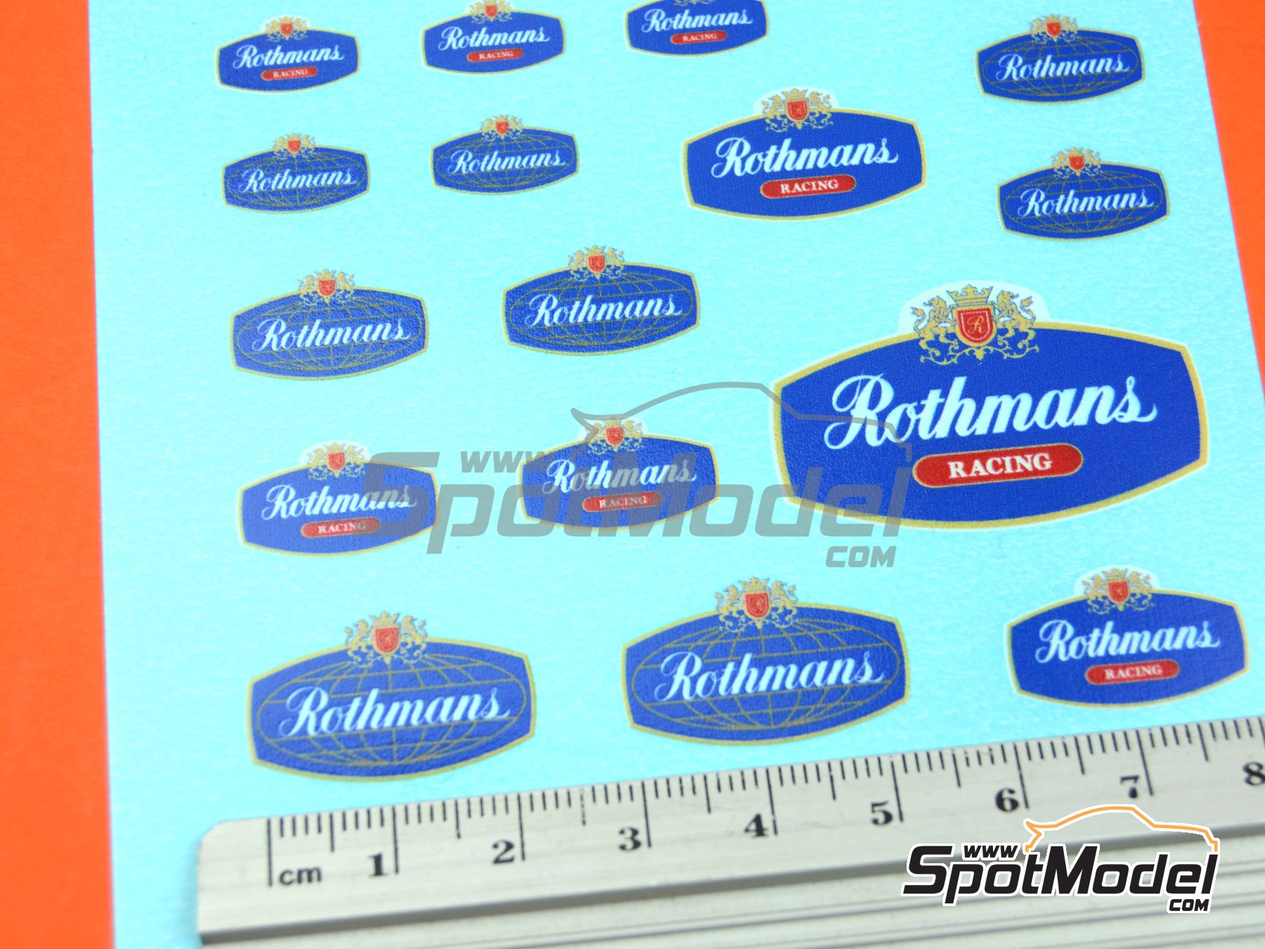Image 7: Rothmans | Logotypes in 1/24 scale manufactured by El Torito (ref. ELTORITO012)