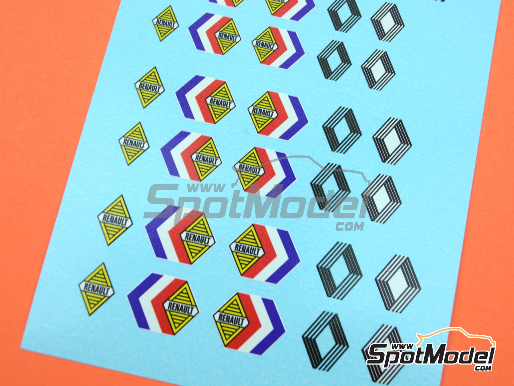 Image 2: Renault -  1960 - 1970 | Logotypes in 1/24 scale manufactured by El Torito (ref. ELTORITO030)