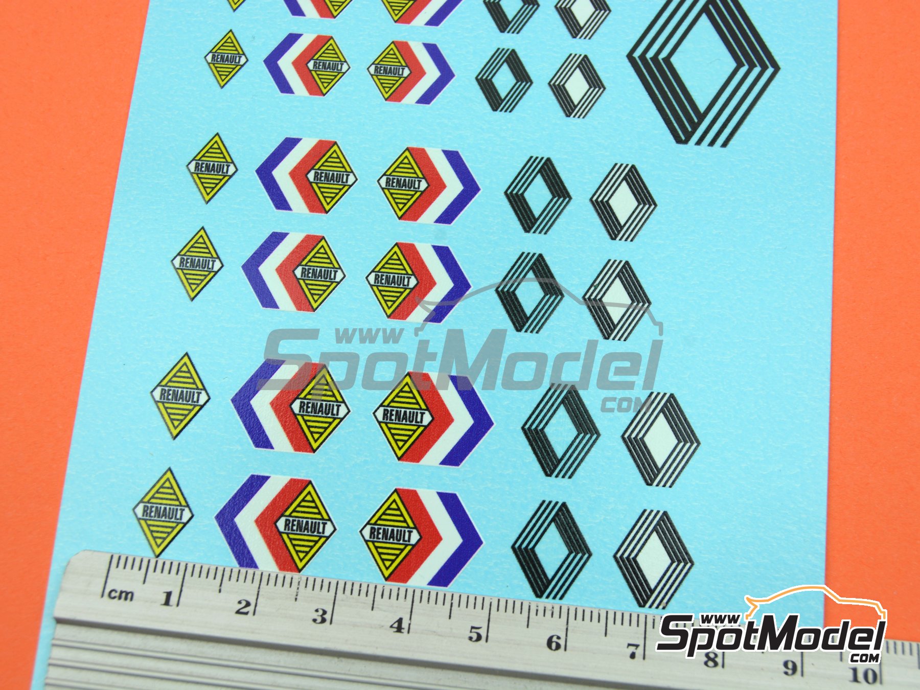 Image 6: Renault -  1960 - 1970 | Logotypes in 1/24 scale manufactured by El Torito (ref. ELTORITO030)