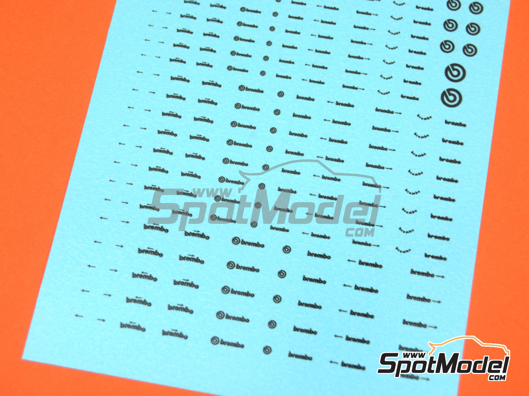 Image 4: Brembo | Logotypes in 1/24 scale manufactured by El Torito (ref.&nbsp;ELTORITO035)