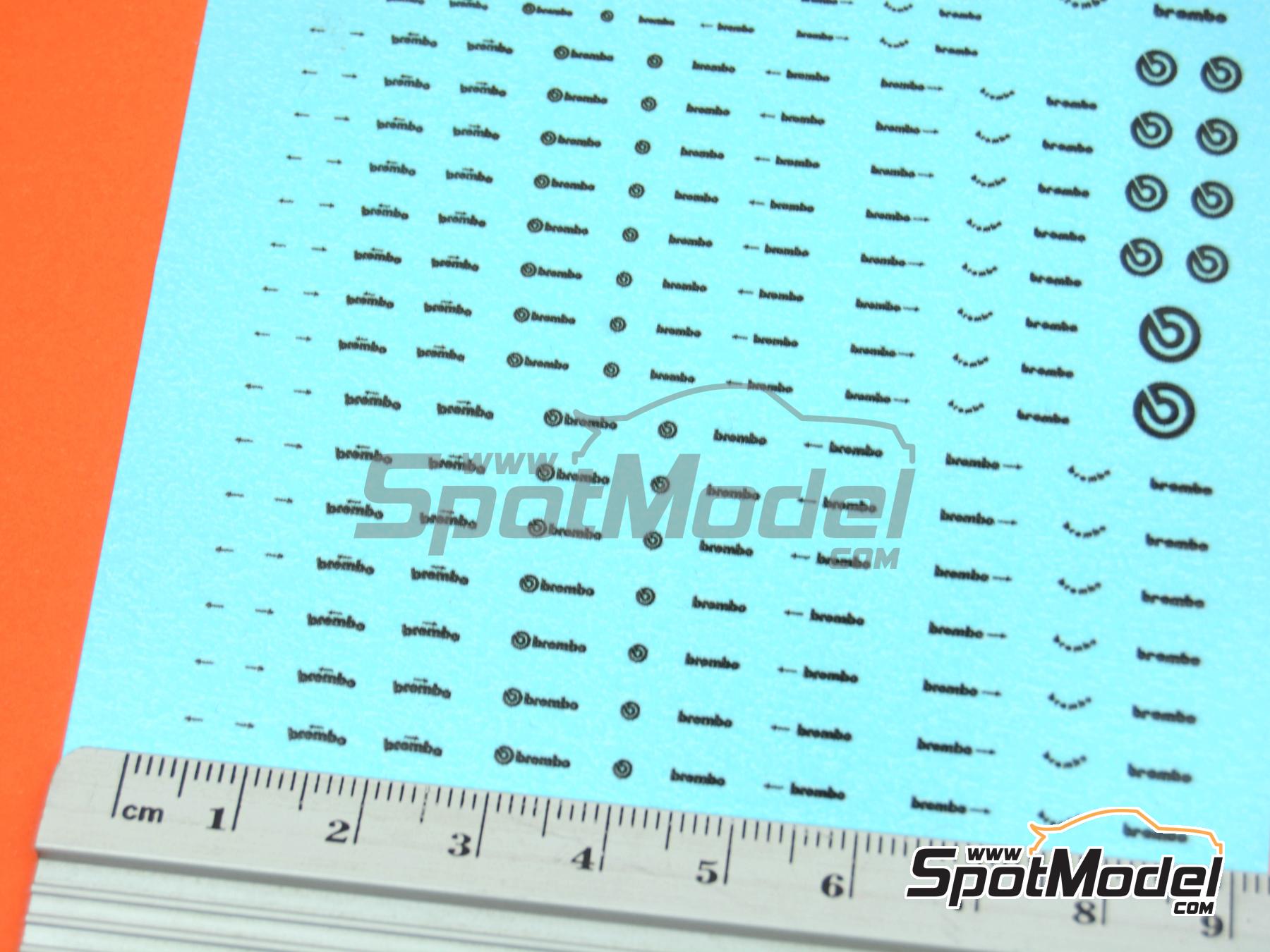 Image 7: Brembo | Logotypes in 1/24 scale manufactured by El Torito (ref.&nbsp;ELTORITO035)