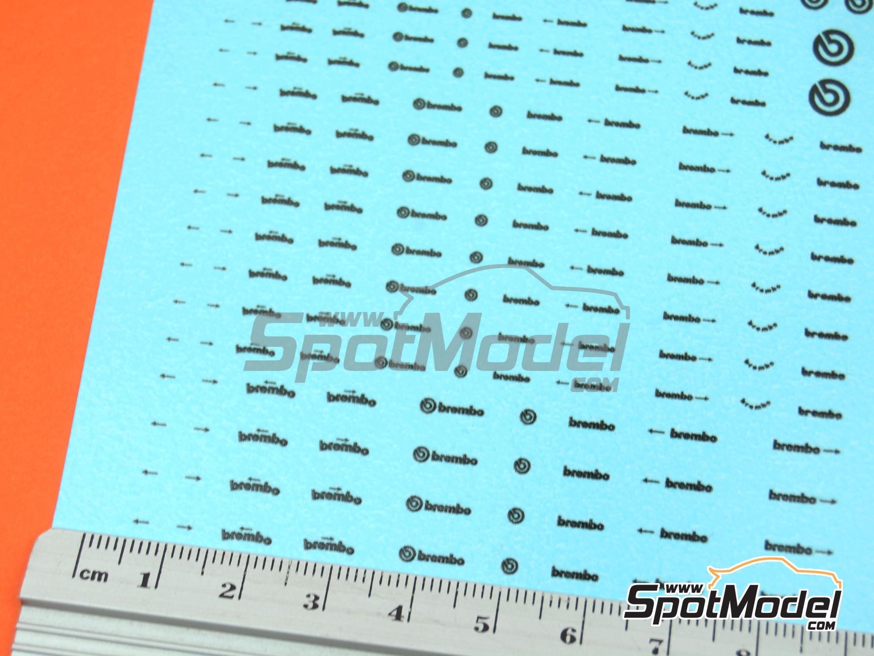 Image 8: Brembo | Logotypes in 1/24 scale manufactured by El Torito (ref.&nbsp;ELTORITO035)