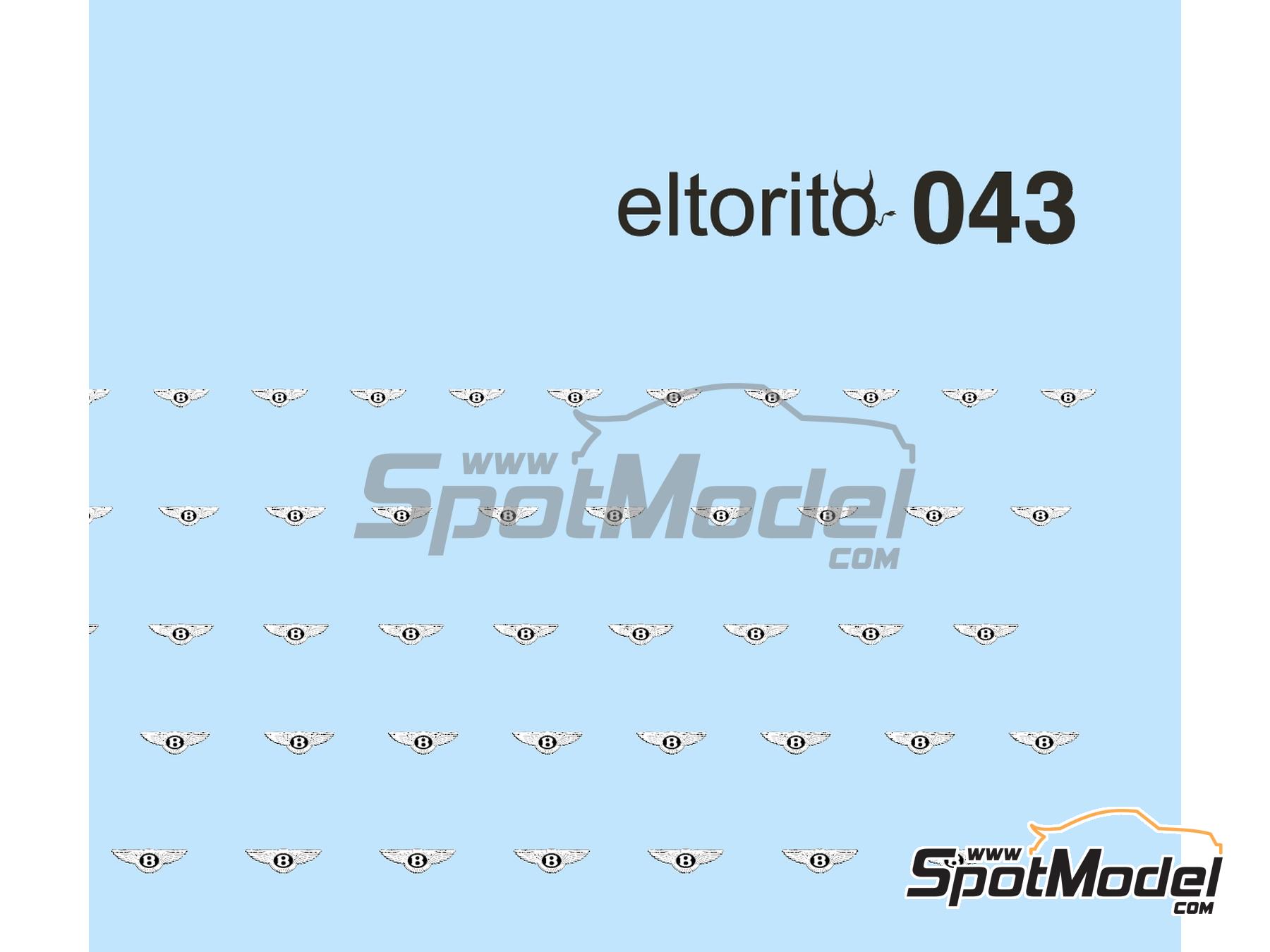 Image 2: Bentley | Logotypes in 1/24 scale manufactured by El Torito (ref. ELTORITO043)