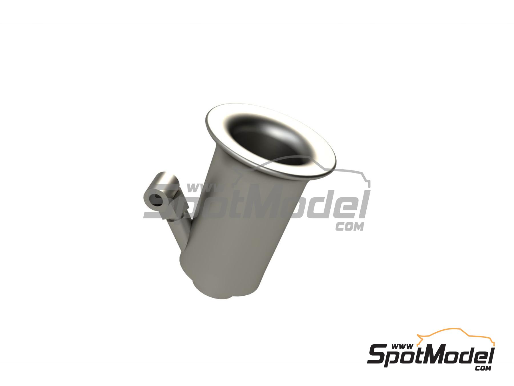 Image 1: Tyrrell Ford P34 | Trompetas de admisión en escala 1/20 fabricado por Falcon Scale Models (ref. FSM-02-C, tambien FSMC002)