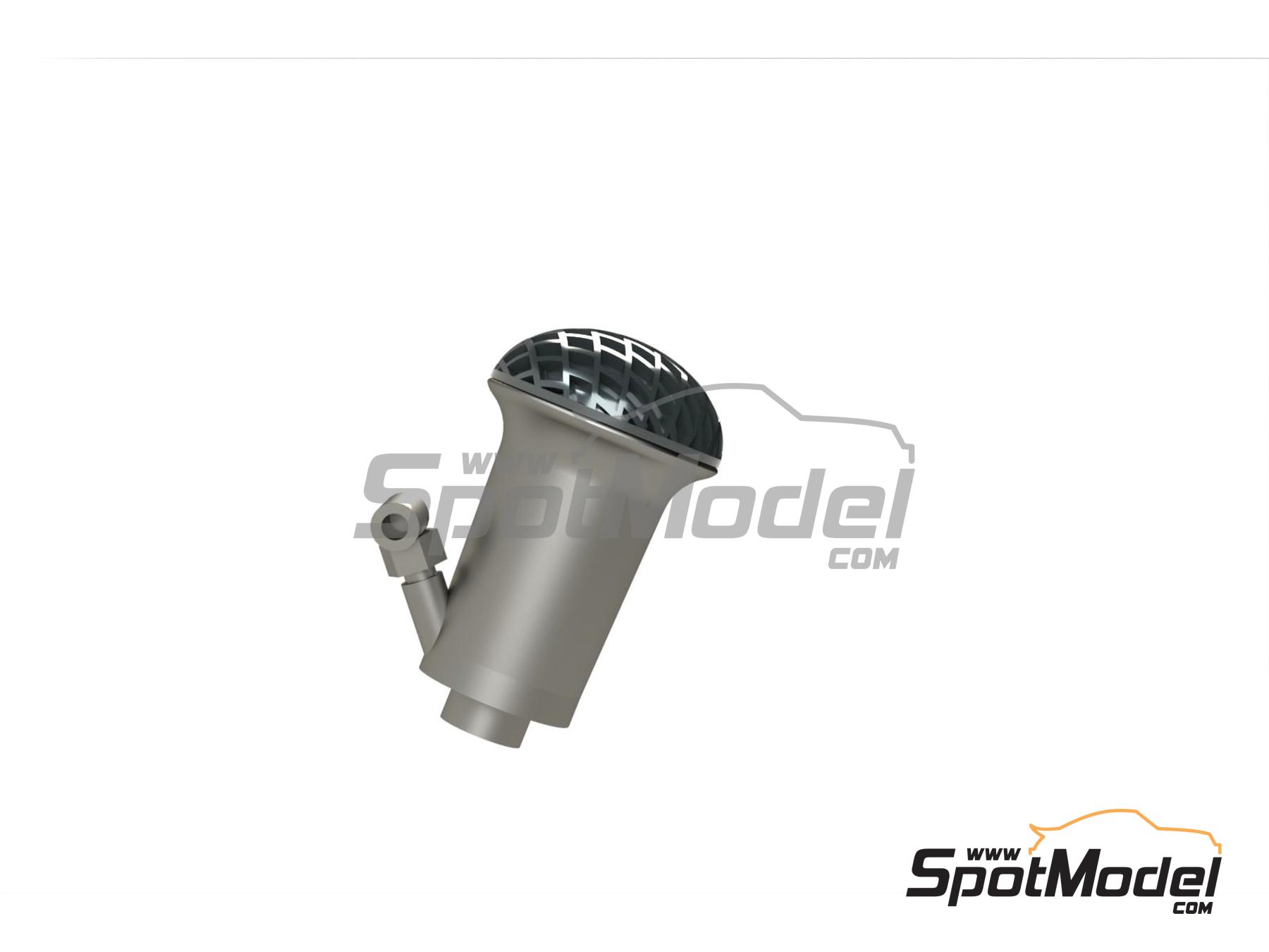 Image 3: Tyrrell Ford P34 | Trompetas de admisión en escala 1/20 fabricado por Falcon Scale Models (ref. FSM-02-C, tambien FSMC002)