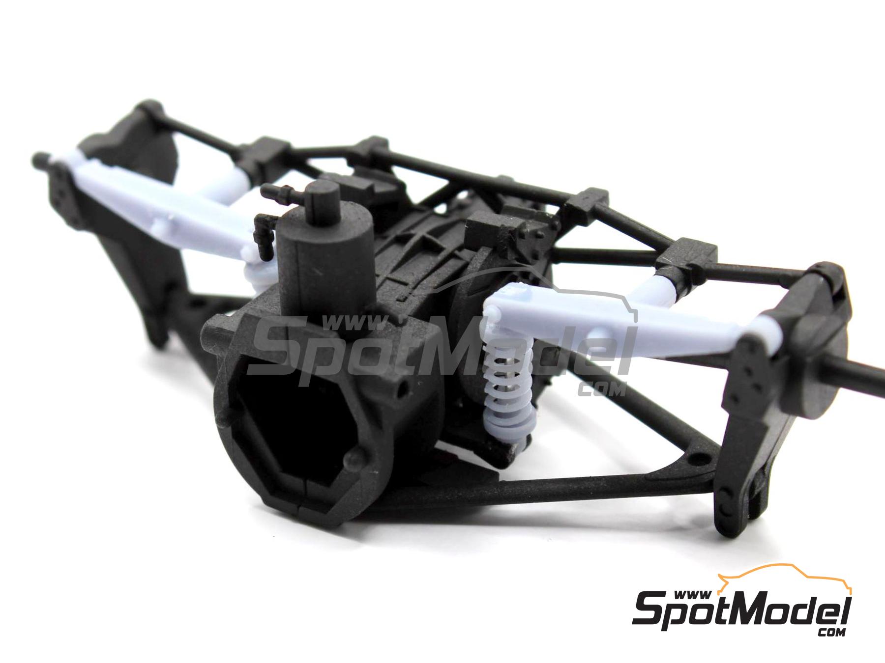 Image 2: Lotus Ford Type 79: Front and rear suspension | Detail up set in 1/20 scale manufactured by Falcon Scale Models (ref.&nbsp;FSM-08-C, also FSMC008)