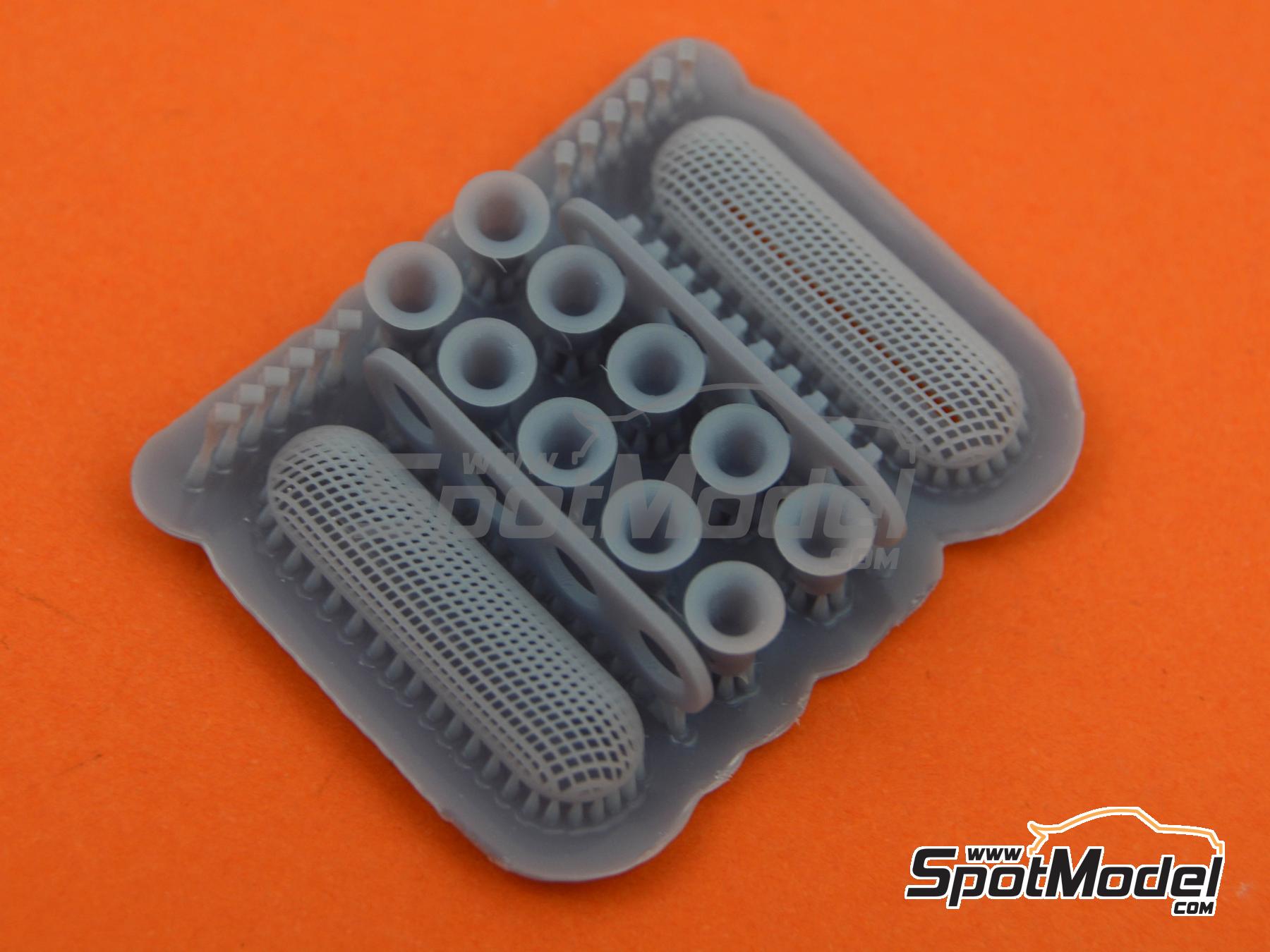 Image 4: Lotus Ford Type 79: Air funnels | Air funnel in 1/20 scale manufactured by Falcon Scale Models (ref.&nbsp;FSM-09-C, also FSMC009)