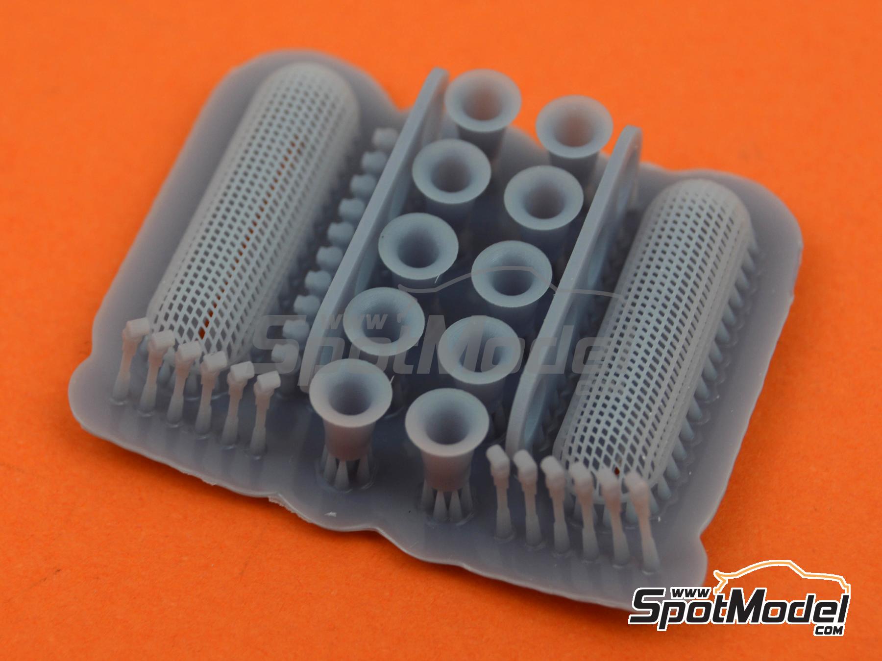 Image 6: Lotus Ford Type 79: Air funnels | Air funnel in 1/20 scale manufactured by Falcon Scale Models (ref.&nbsp;FSM-09-C, also FSMC009)