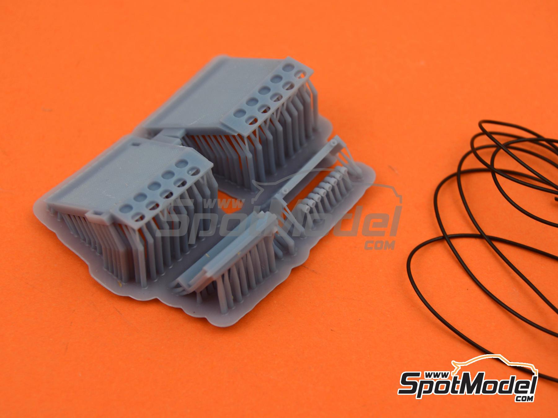 Image 6: Lotus Ford Type 79: Radiadores | Set de mejora y detallado en escala 1/20 fabricado por Falcon Scale Models (ref. FSM-10-C, tambien FSMC010)