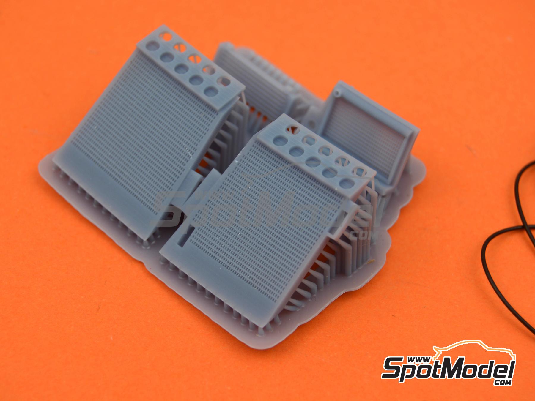 Image 8: Lotus Ford Type 79: Radiadores | Set de mejora y detallado en escala 1/20 fabricado por Falcon Scale Models (ref. FSM-10-C, tambien FSMC010)