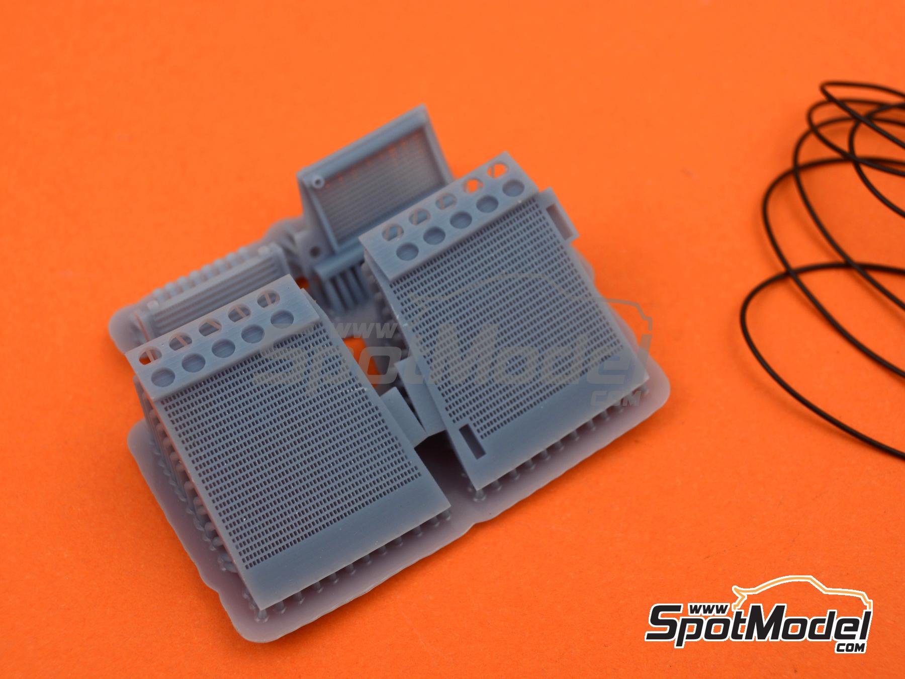 Image 9: Lotus Ford Type 79: Radiadores | Set de mejora y detallado en escala 1/20 fabricado por Falcon Scale Models (ref. FSM-10-C, tambien FSMC010)