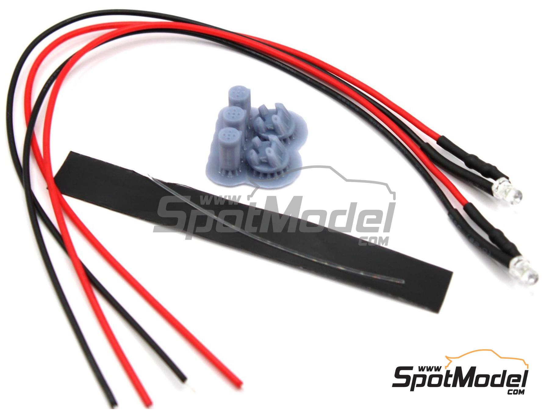 Image 1: Porsche 911 992 GT3 RS | Luces en escala&nbsp;1/24 fabricado por Falcon Scale Models (ref.&nbsp;FSM-14-C, tambien FSMC014)