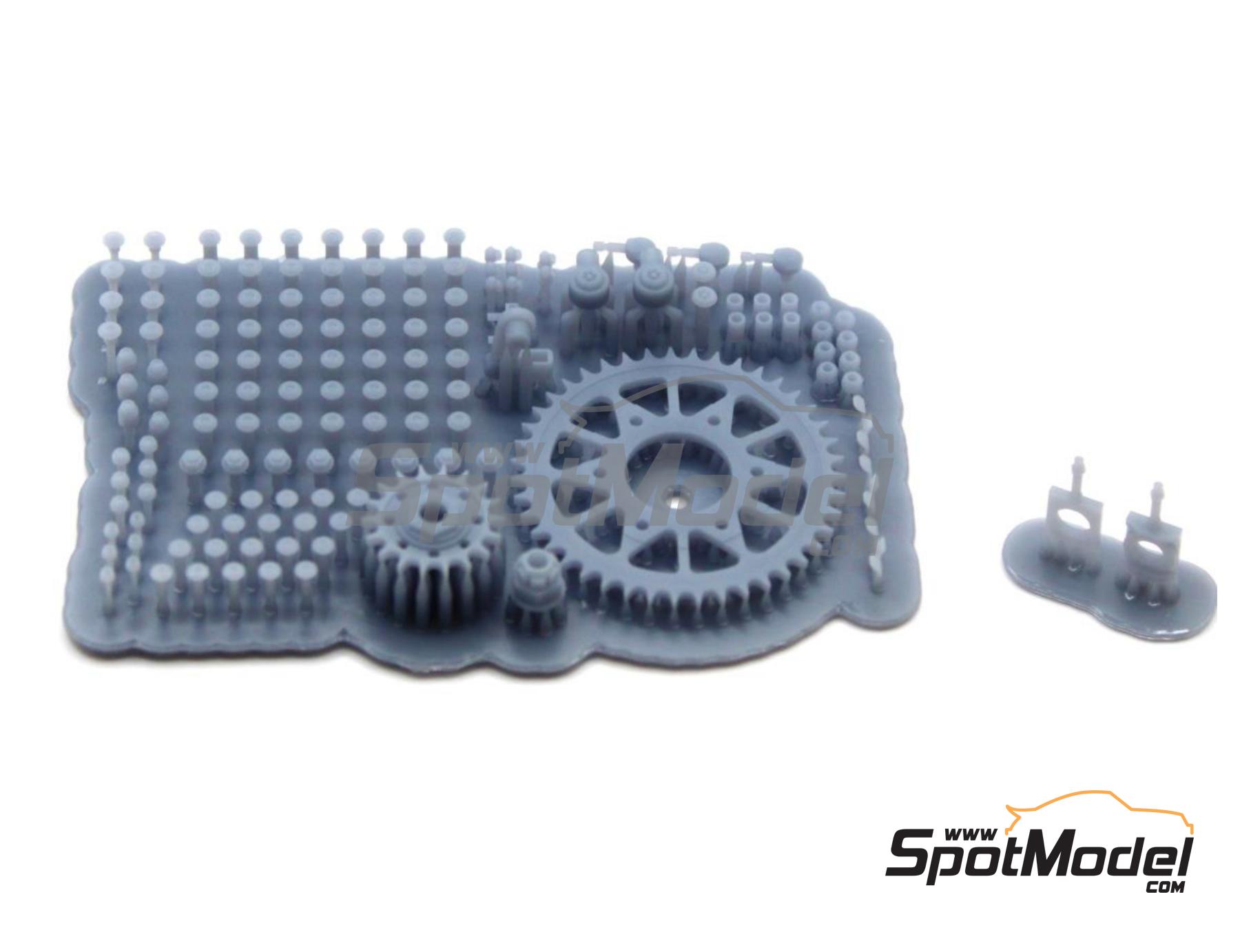 Image 2: Kawasaki Ninja ZX-10R / ZX-10RR | Detail up set in 1/9 scale manufactured by Falcon Scale Models (ref.&nbsp;FSM-P008)